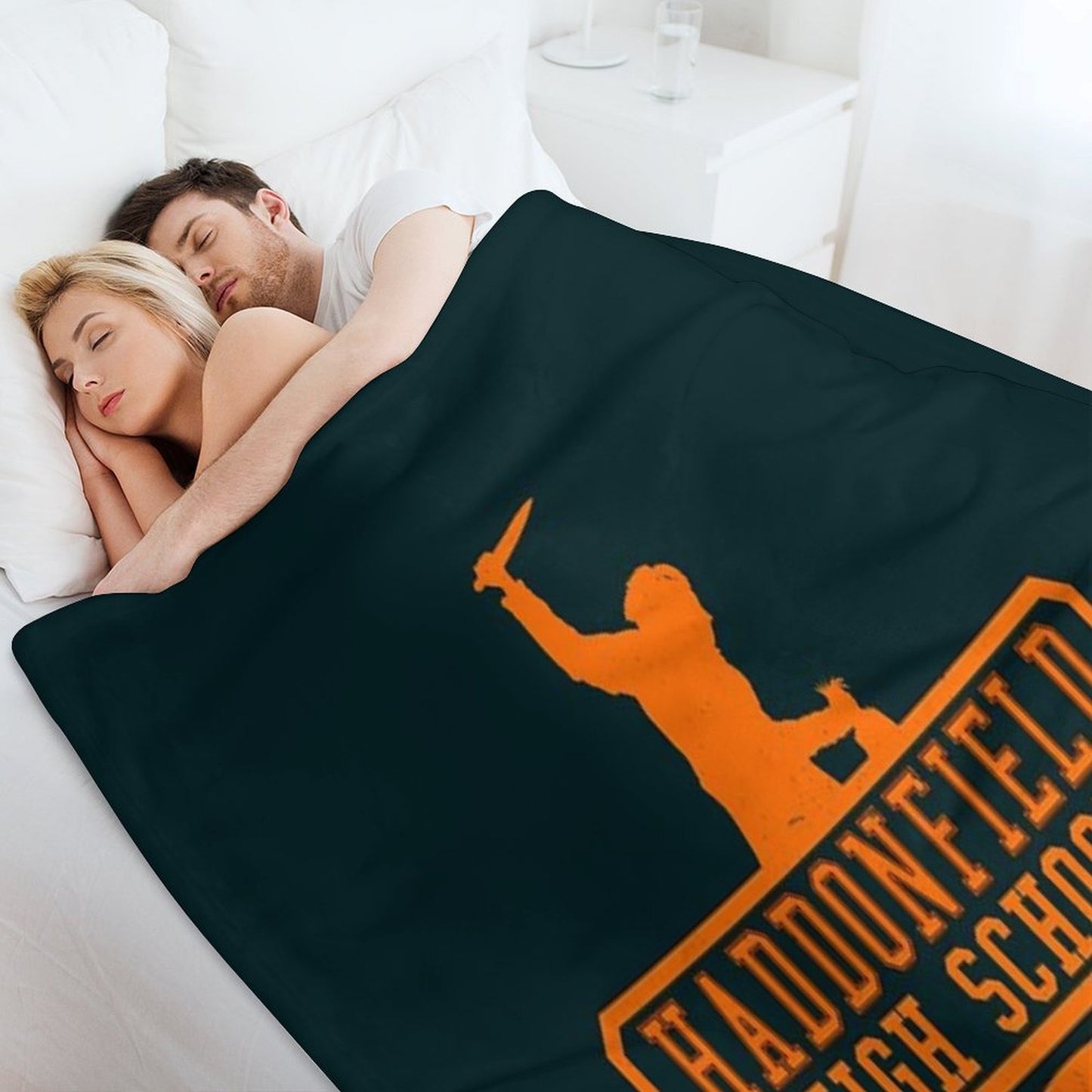 Michael Myers Haddonfield 1978 Sustainable Throw Blanket