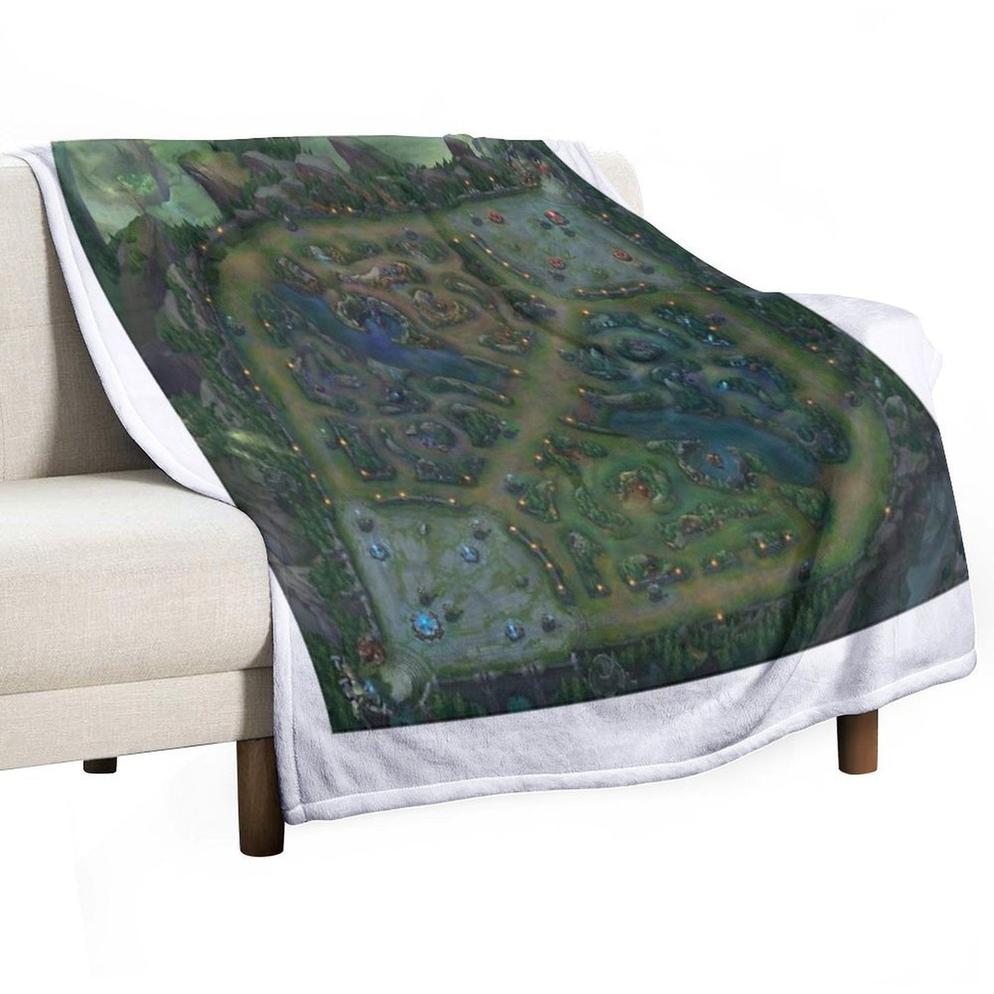 Summoners Rift Versatility Throw Blanket