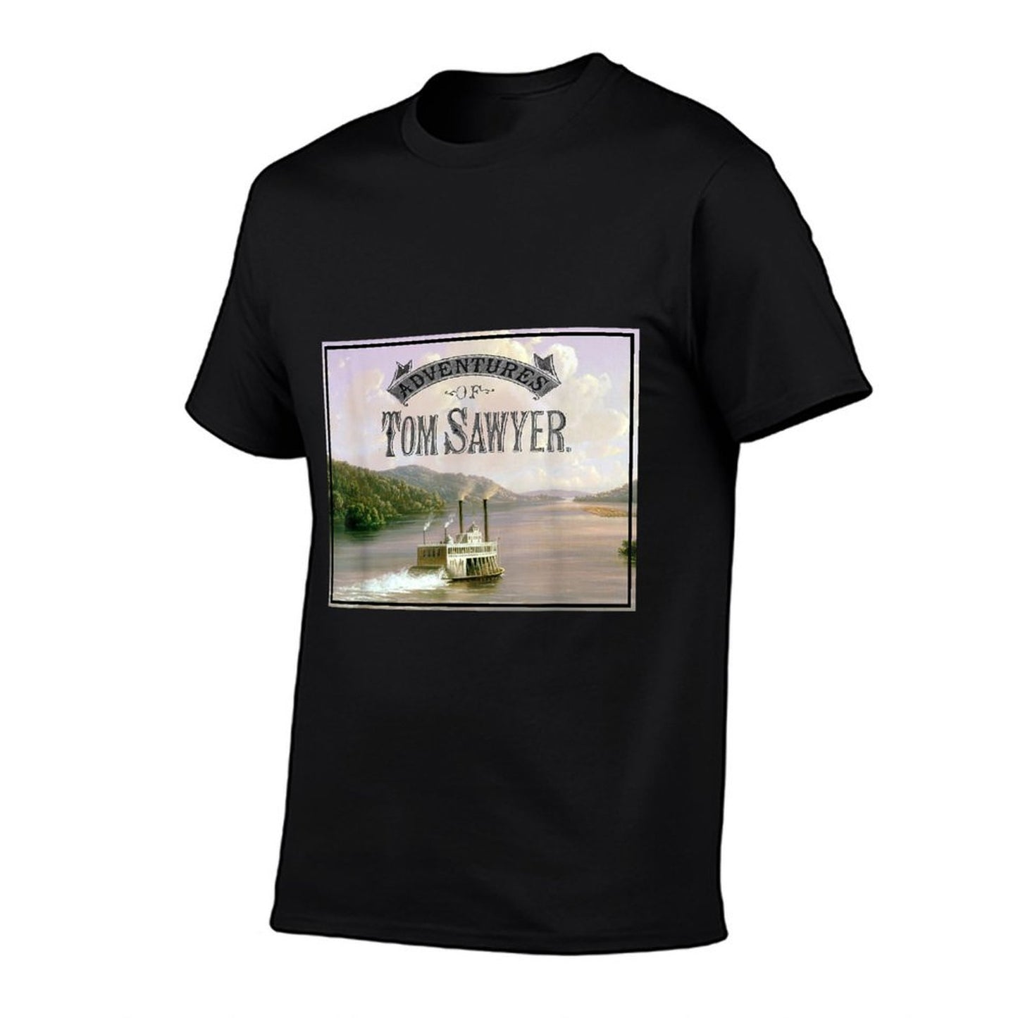 Tom Sawyer Adventures - Mississippi River Landscape Moisture-wicking T-Shirt