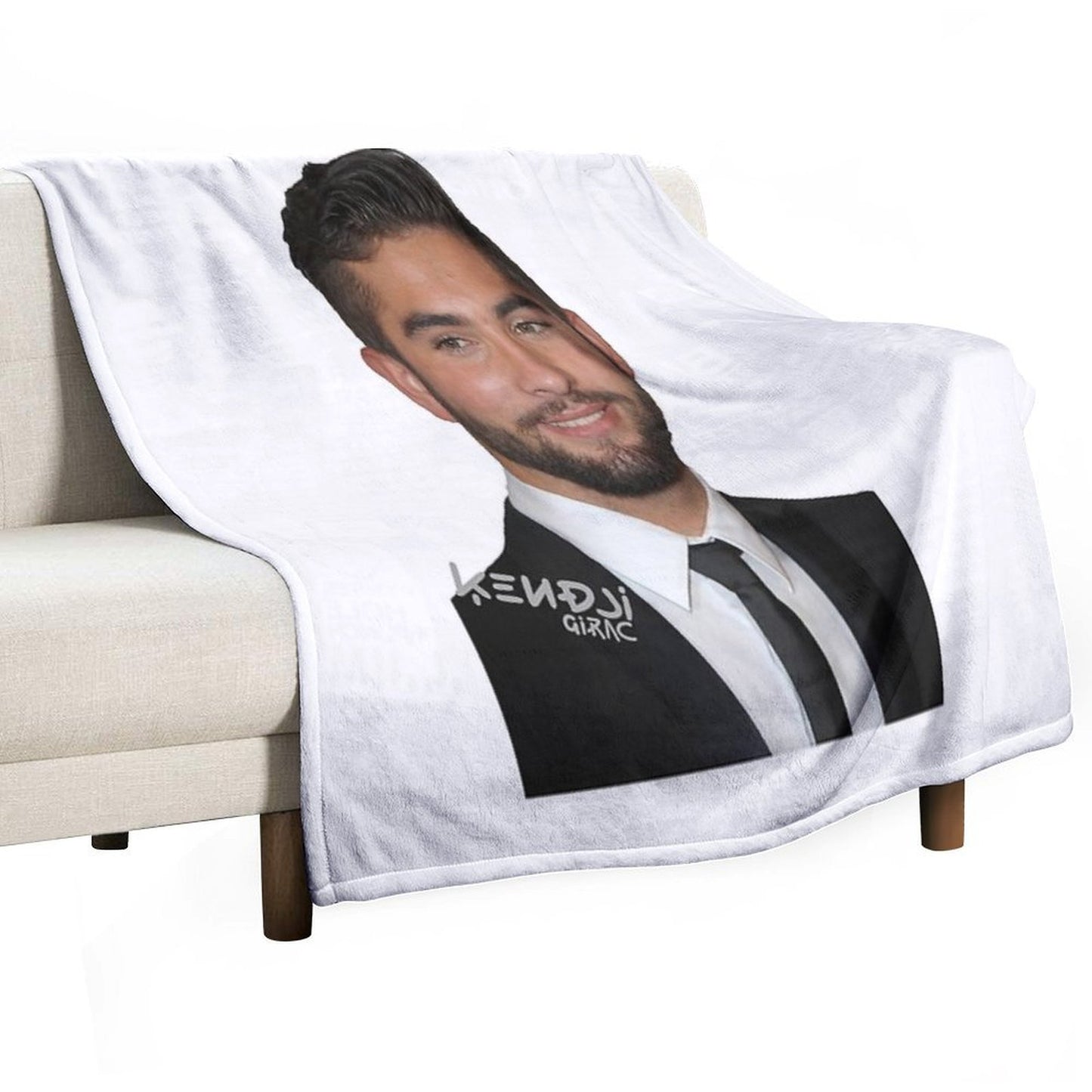 Kendji Girac Machine-washable Throw Blanket