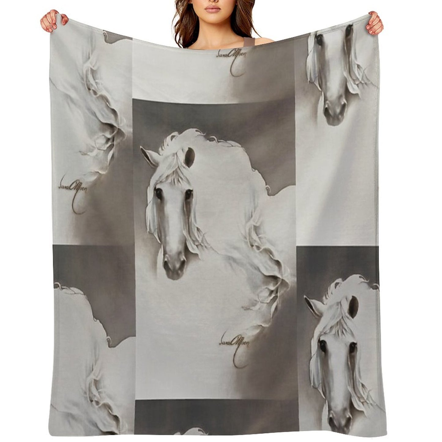 The Queen Anti-pilling Throw Blanket