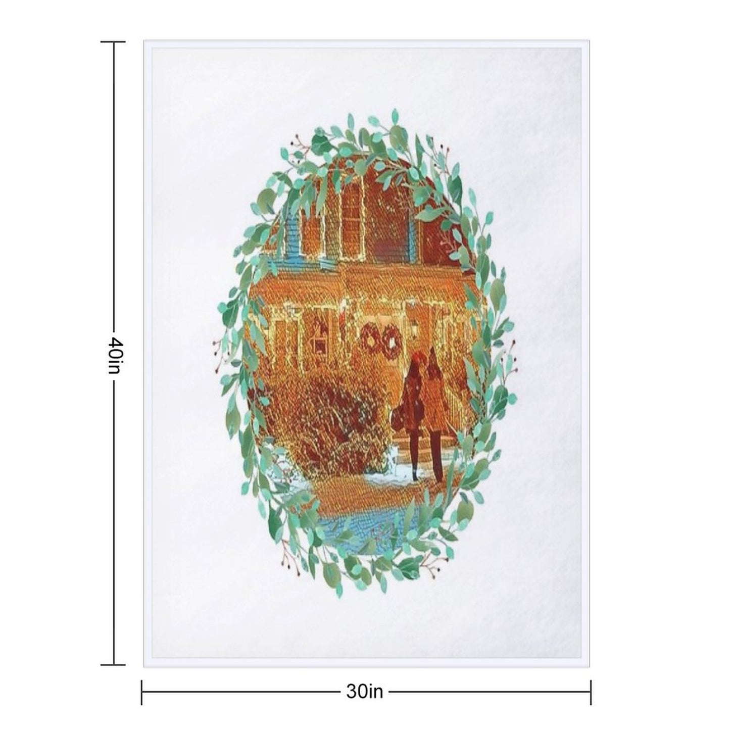Christmas at Stars Hollow Comfort Throw Blanket