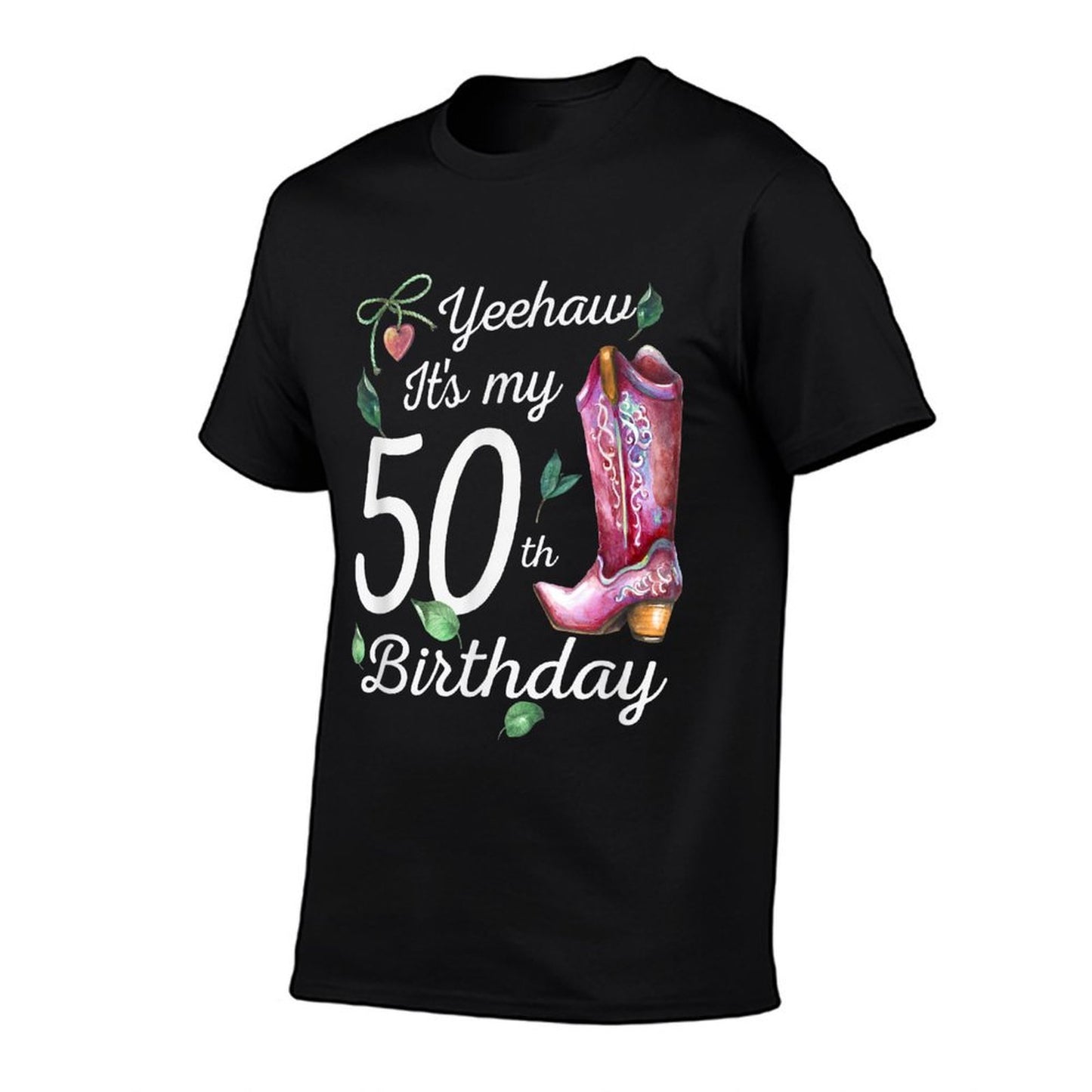 Yeehaw Its My 50th Birthday 50 Year Old Gift Country Cowgirl Versatile T-Shirt