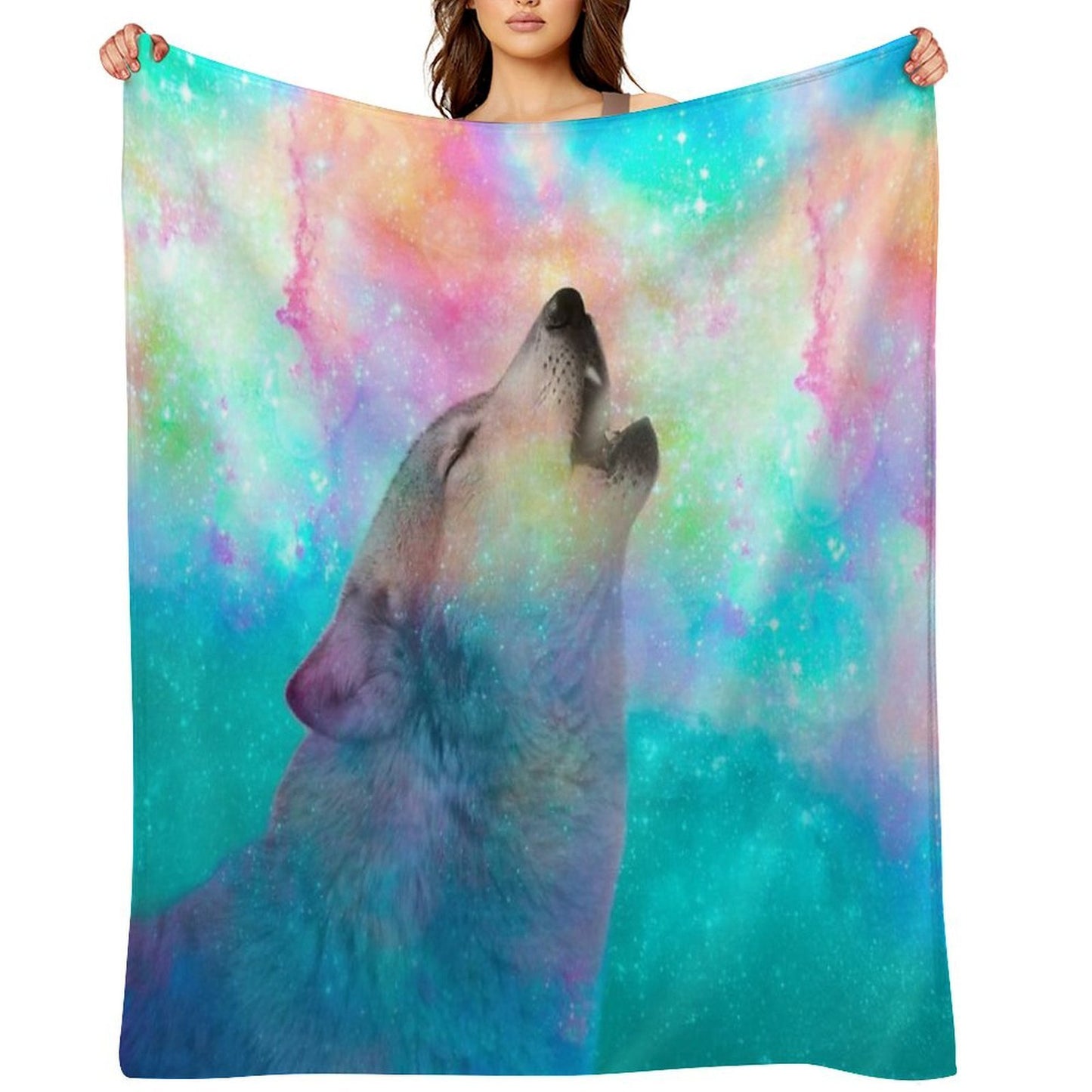 Breathing Dreams Like Air Travel-friendly Throw Blanket