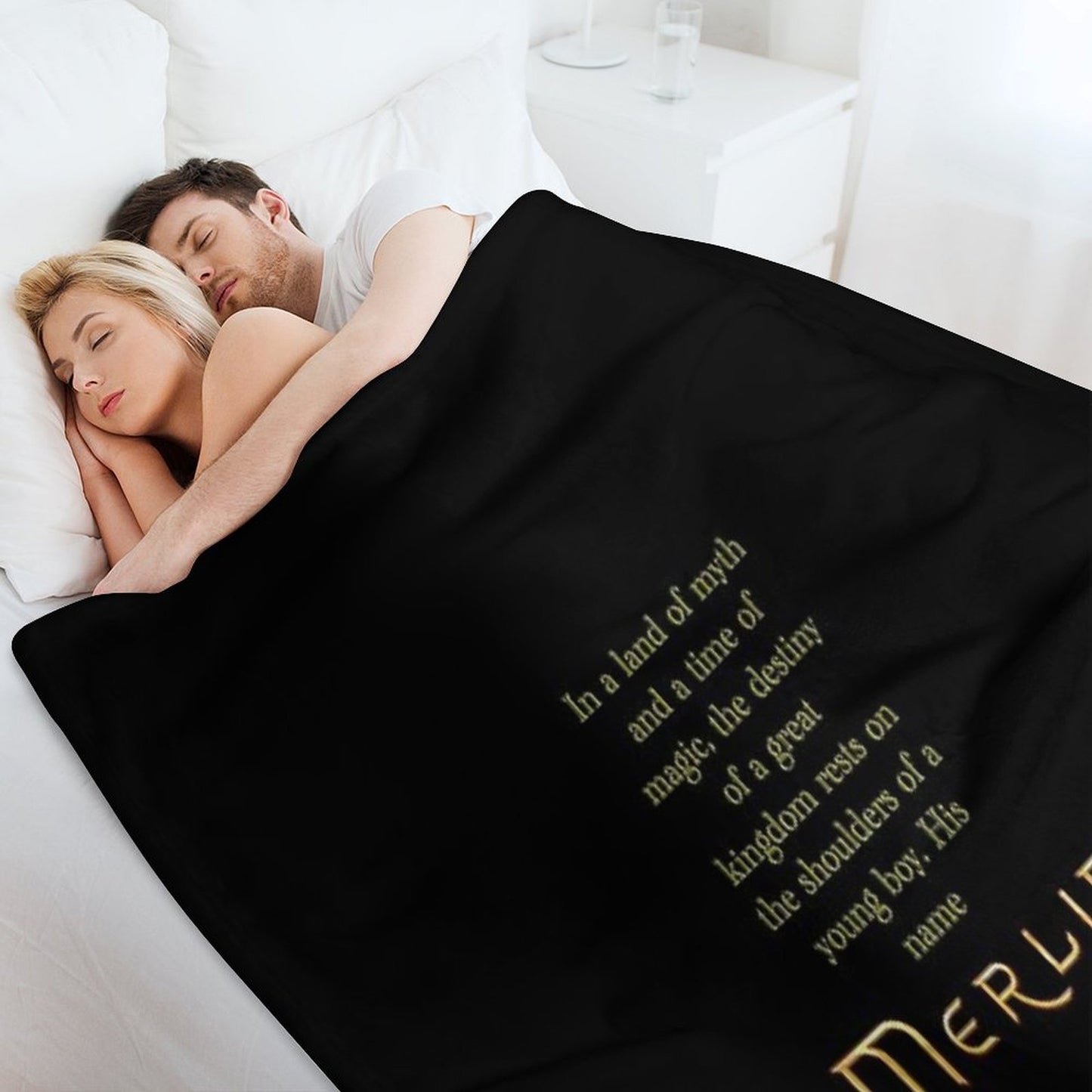 Merlin Intro Velvety-soft Throw Blanket