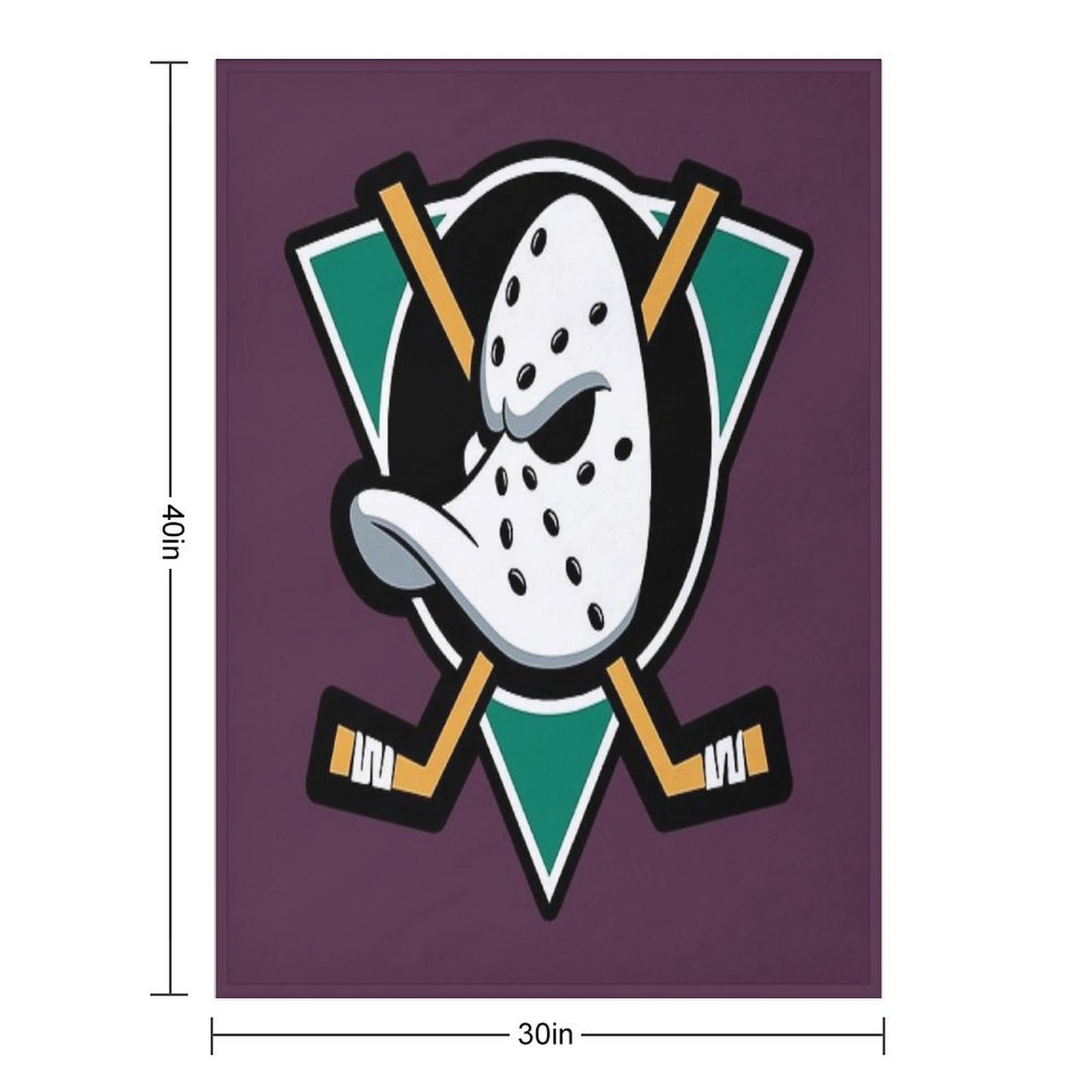 Mighty Ducks All-season Throw Blanket