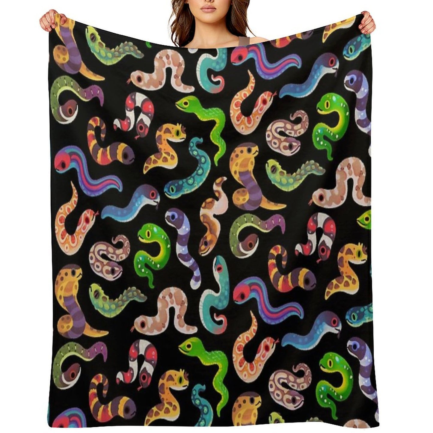 Serpent Day Quick-dry Throw Blanket