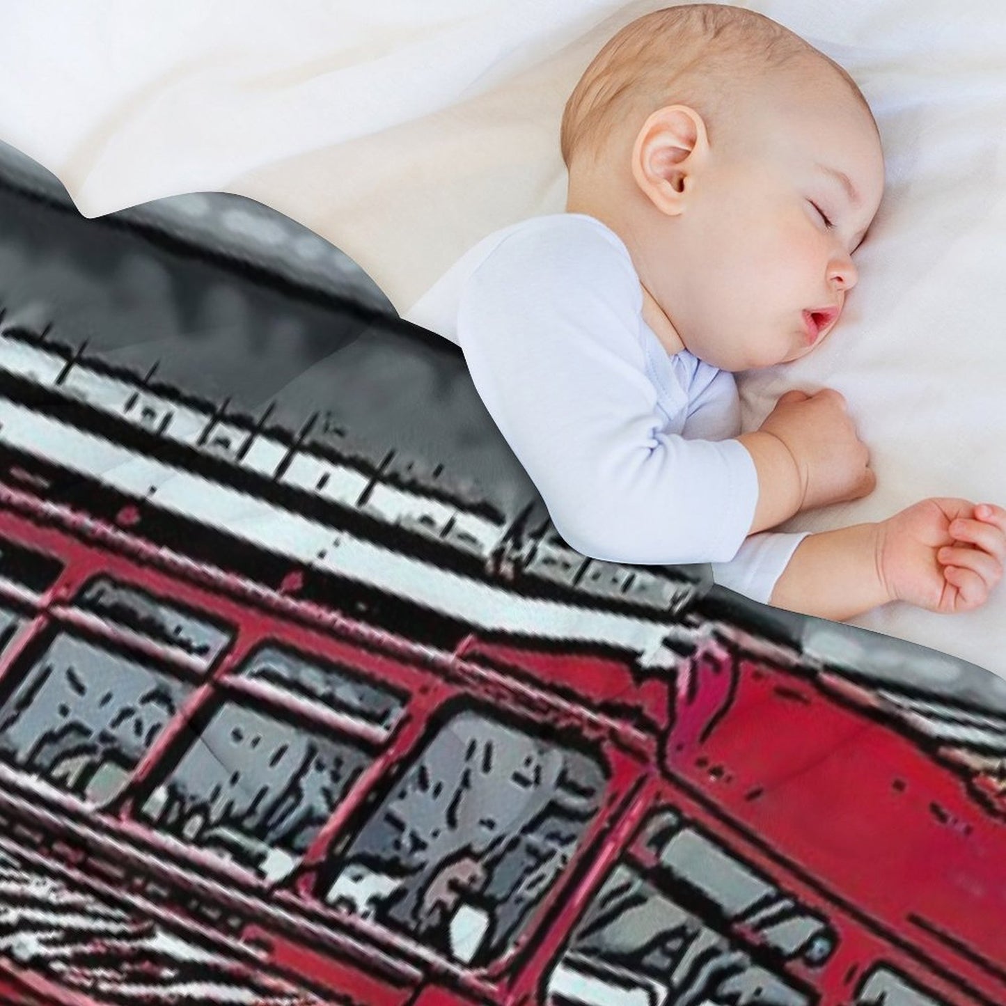 London Bus And Cab Multi-functional Throw Blanket