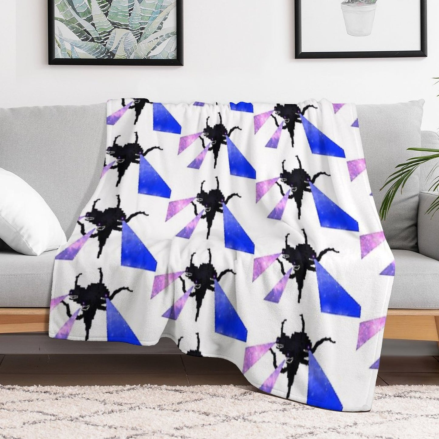 Galaxy Wither Storm Anti-pilling Throw Blanket