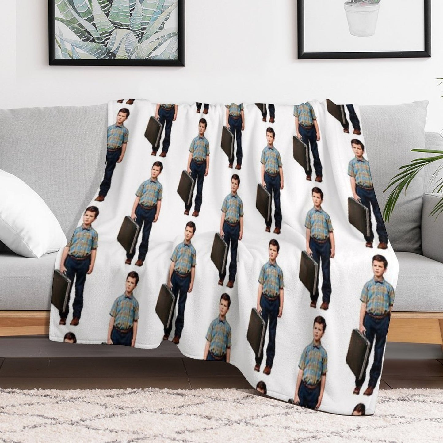Young Sheldon Quick-dry Throw Blanket