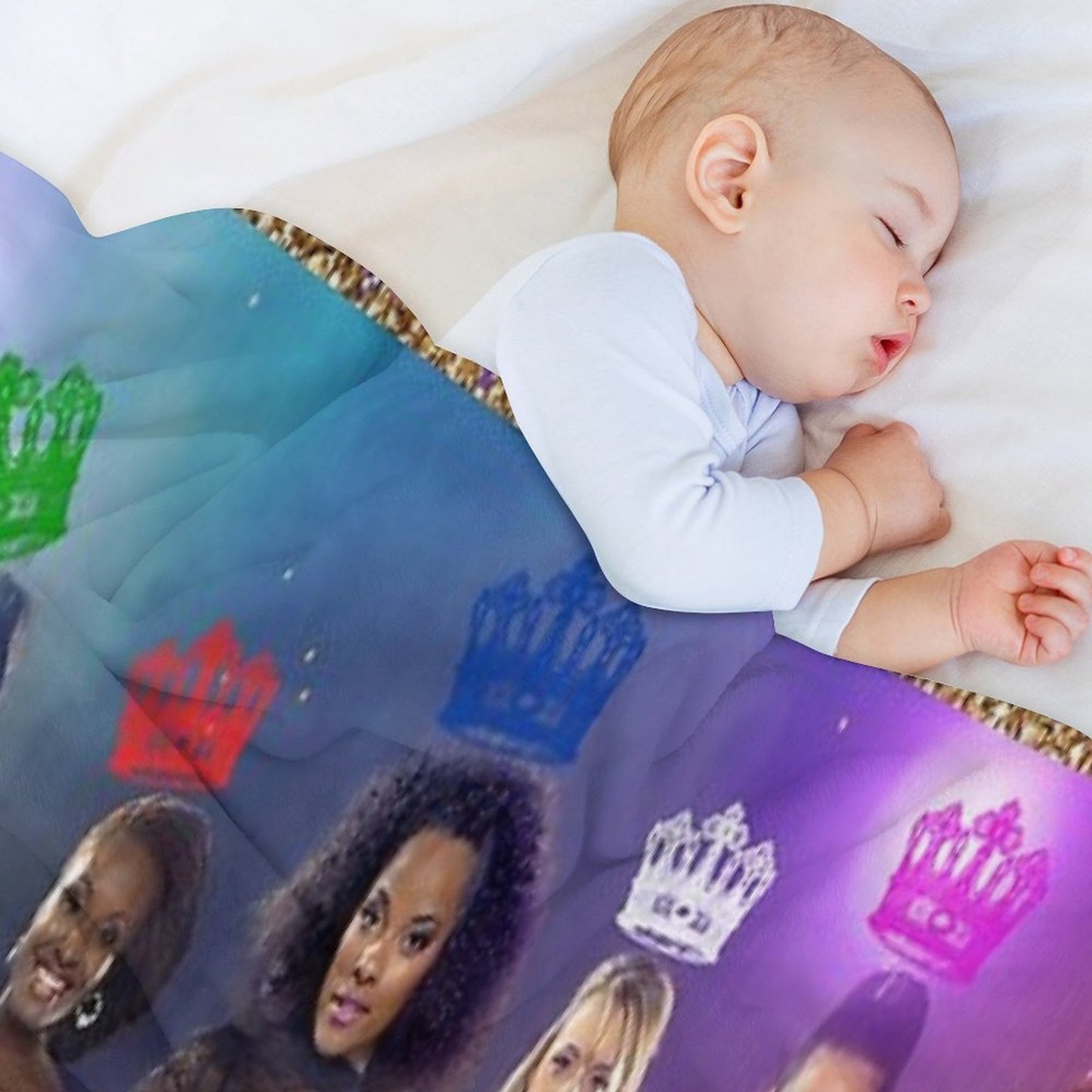Six Broadway Cast Anti-pilling Throw Blanket