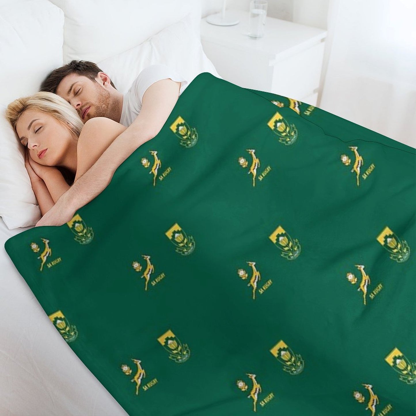 SOUTH AFRICAN CRICKET -FANS Eco-conscious Throw Blanket