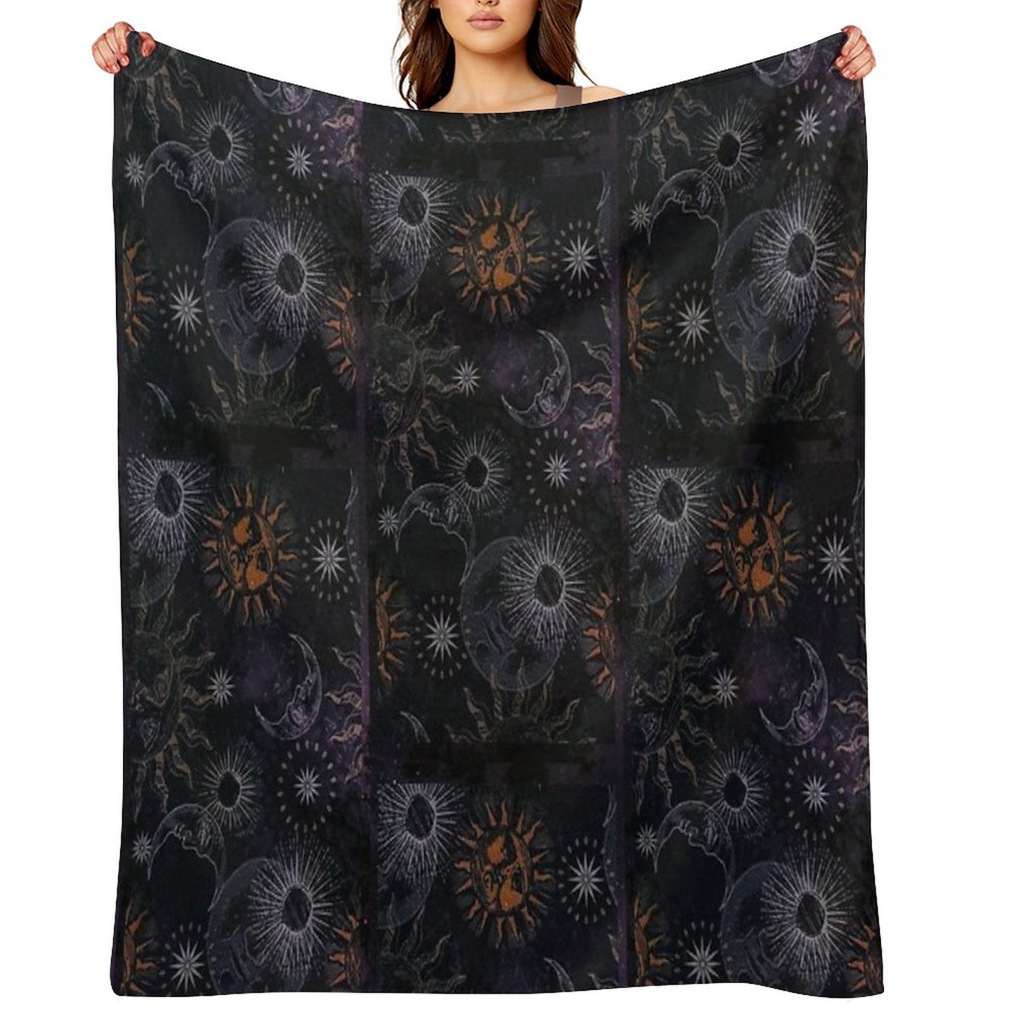 Celestial Whimsigoth 90's Print Lightweight Throw Blanket