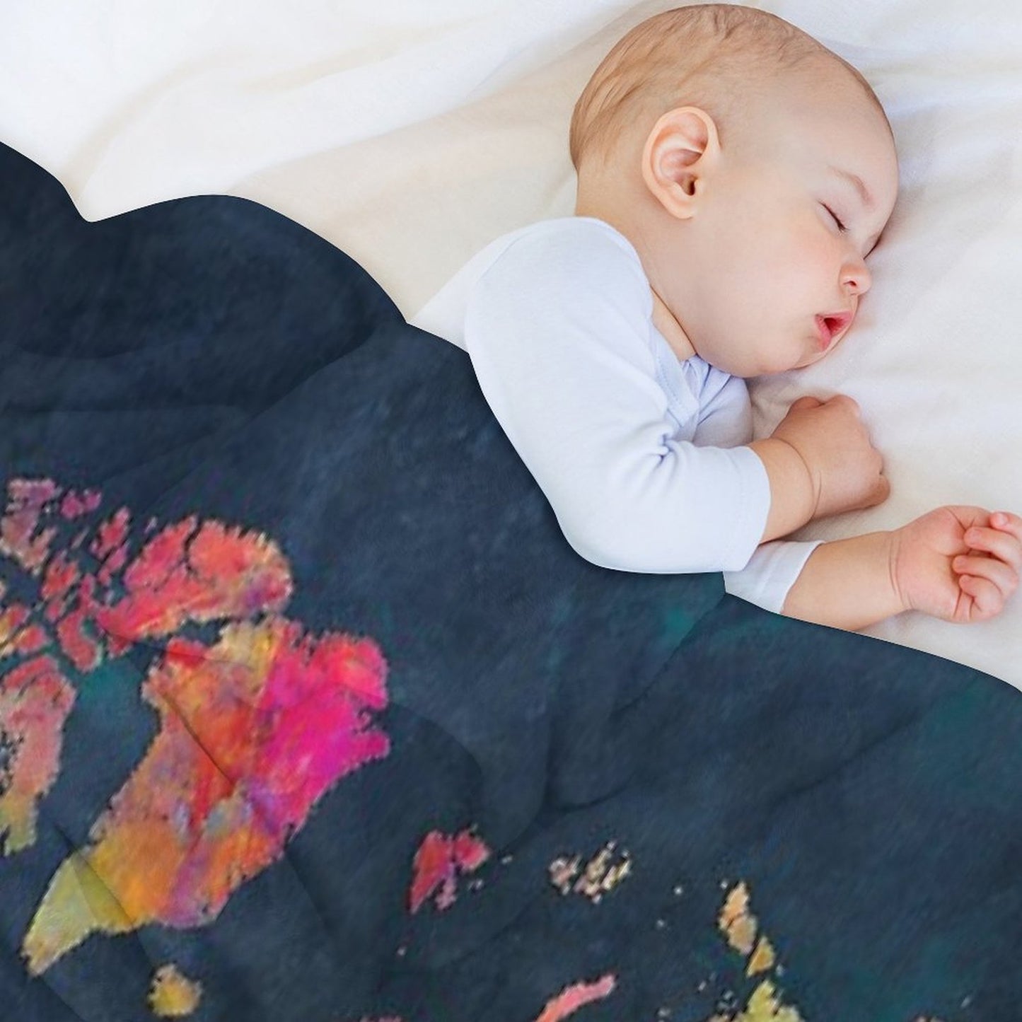 World Map Gift-ready Throw Blanket