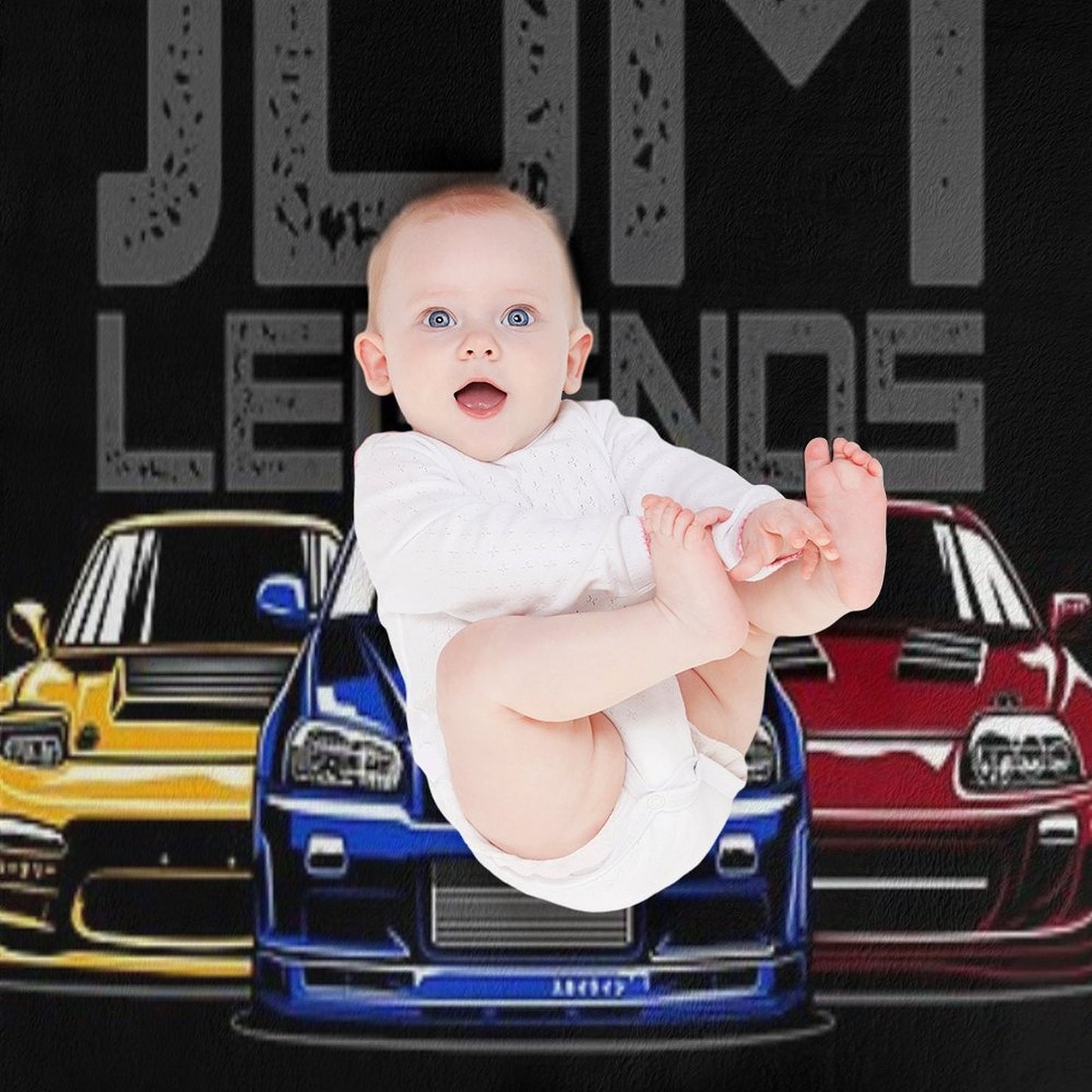 JDM Legend Travel-friendly Throw Blanket