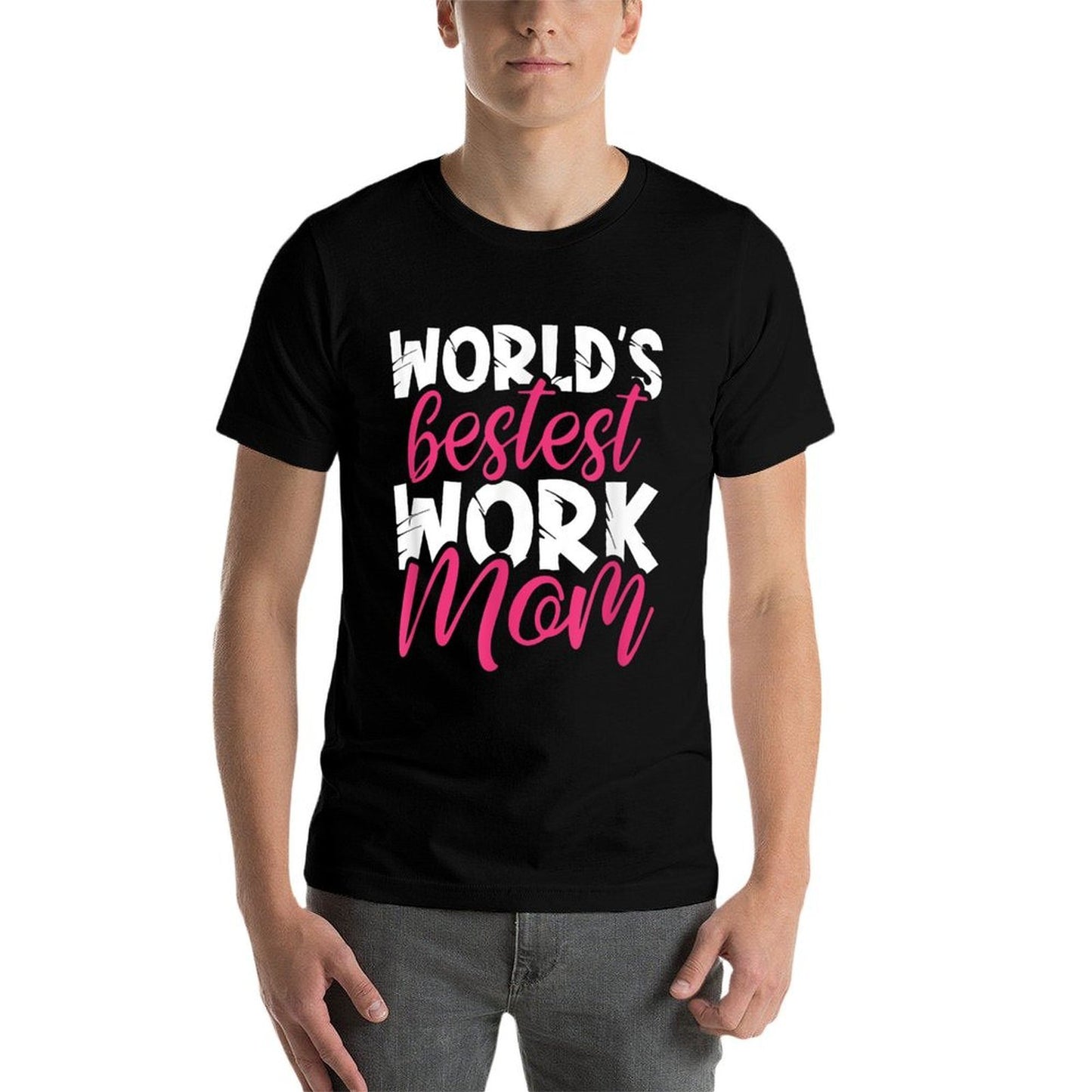 World's Bestest Work Mom Amazing Mother Best Mommy Ever Gift Vintage-inspired T-Shirt