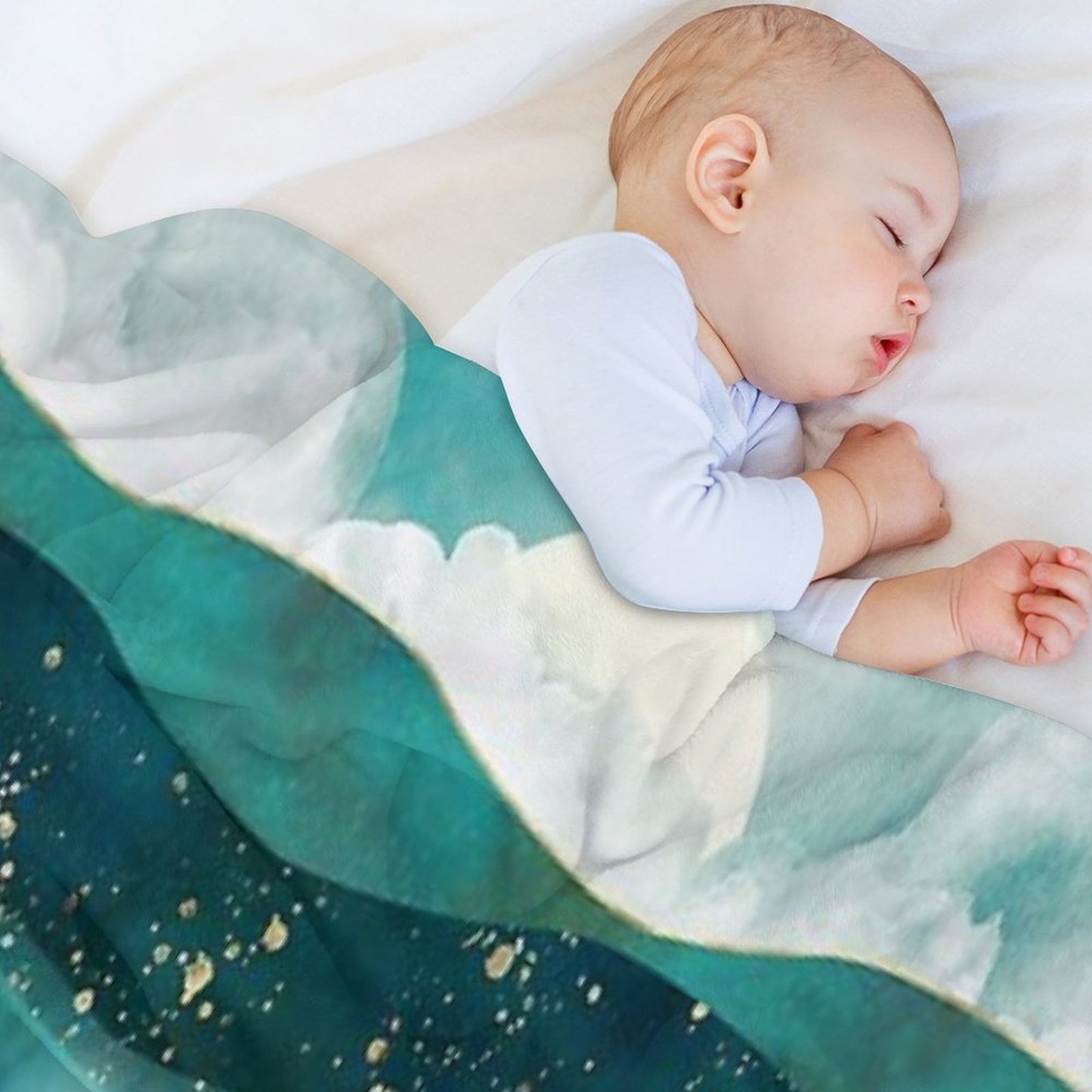 Metallic Whale Shark Durable Throw Blanket