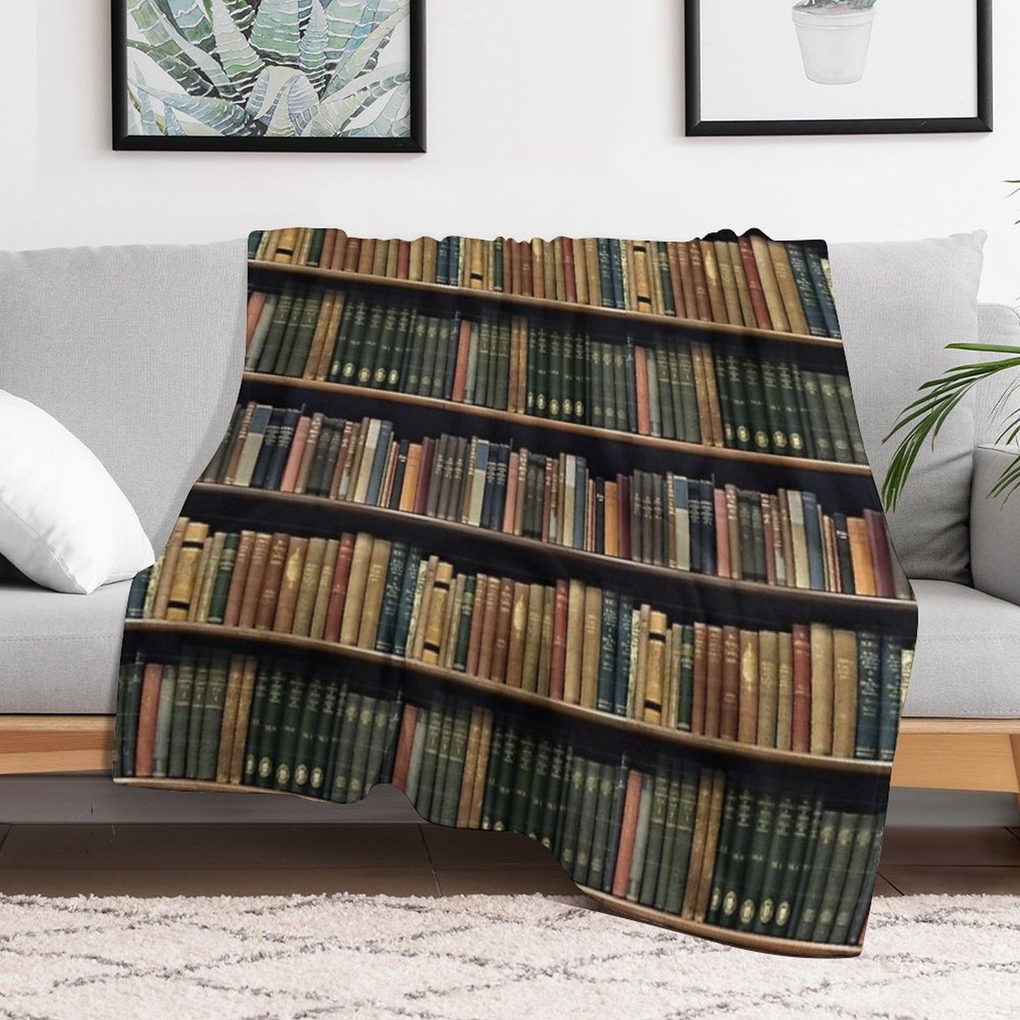 Endless Library (pattern) All-season Throw Blanket
