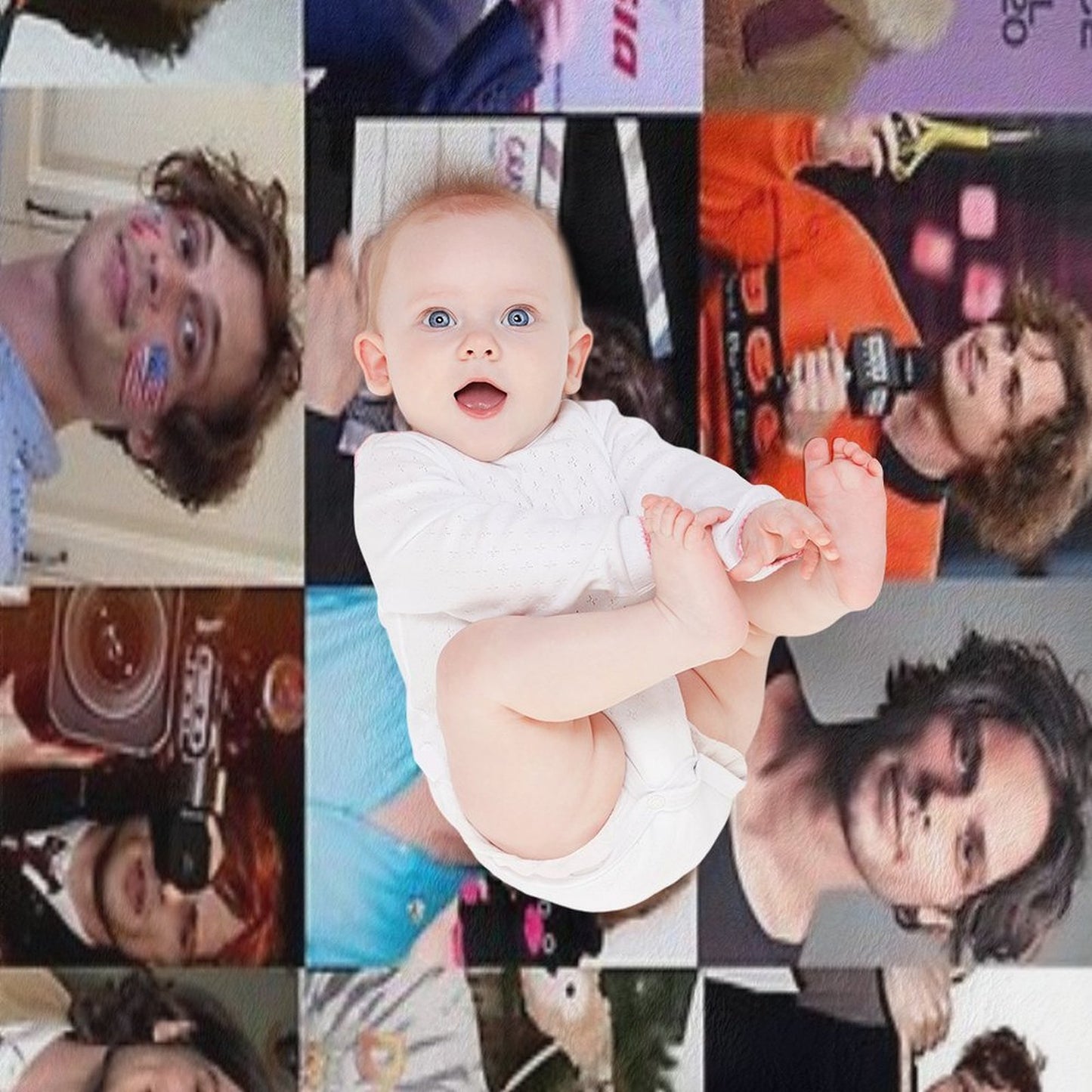 MGG Collage 3 Gift-ready Throw Blanket