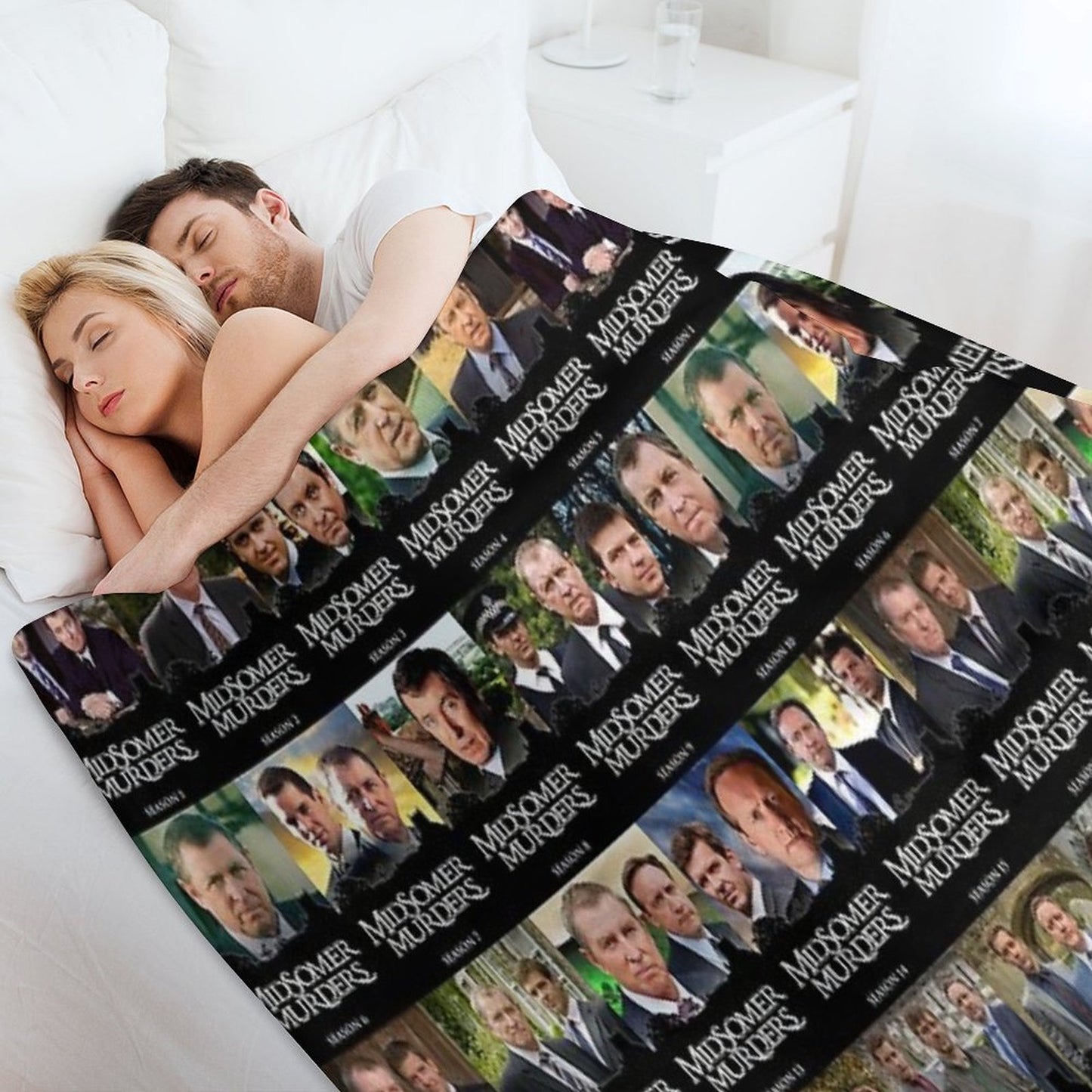 20 Seasons in Midsomer - Pattern Comfort Throw Blanket