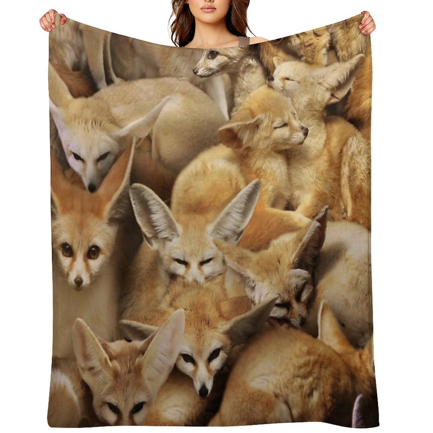 Fennecs Anti-pilling Throw Blanket