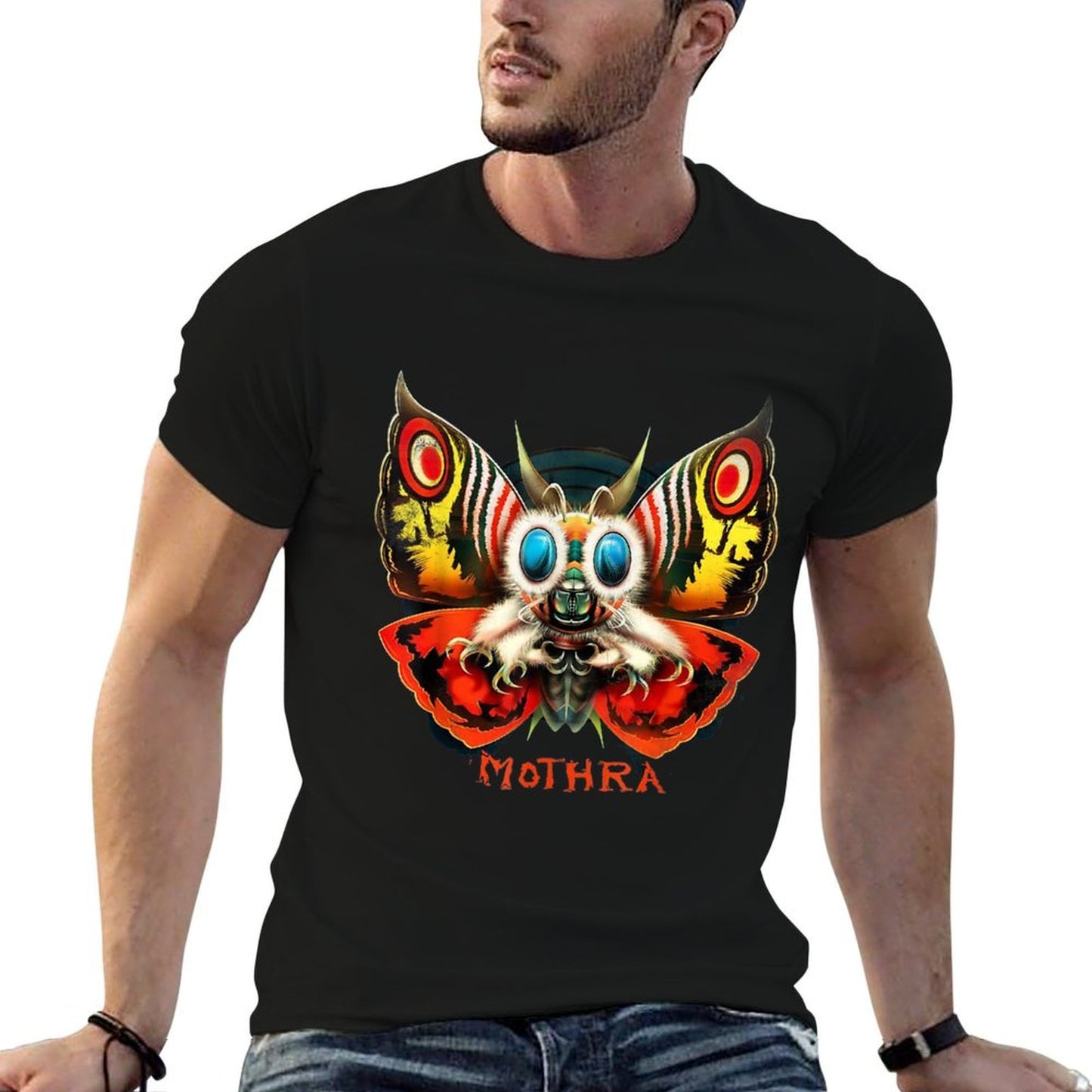 Monsterverse Mothra - Officially Licensed Fade-proof Color T-Shirt