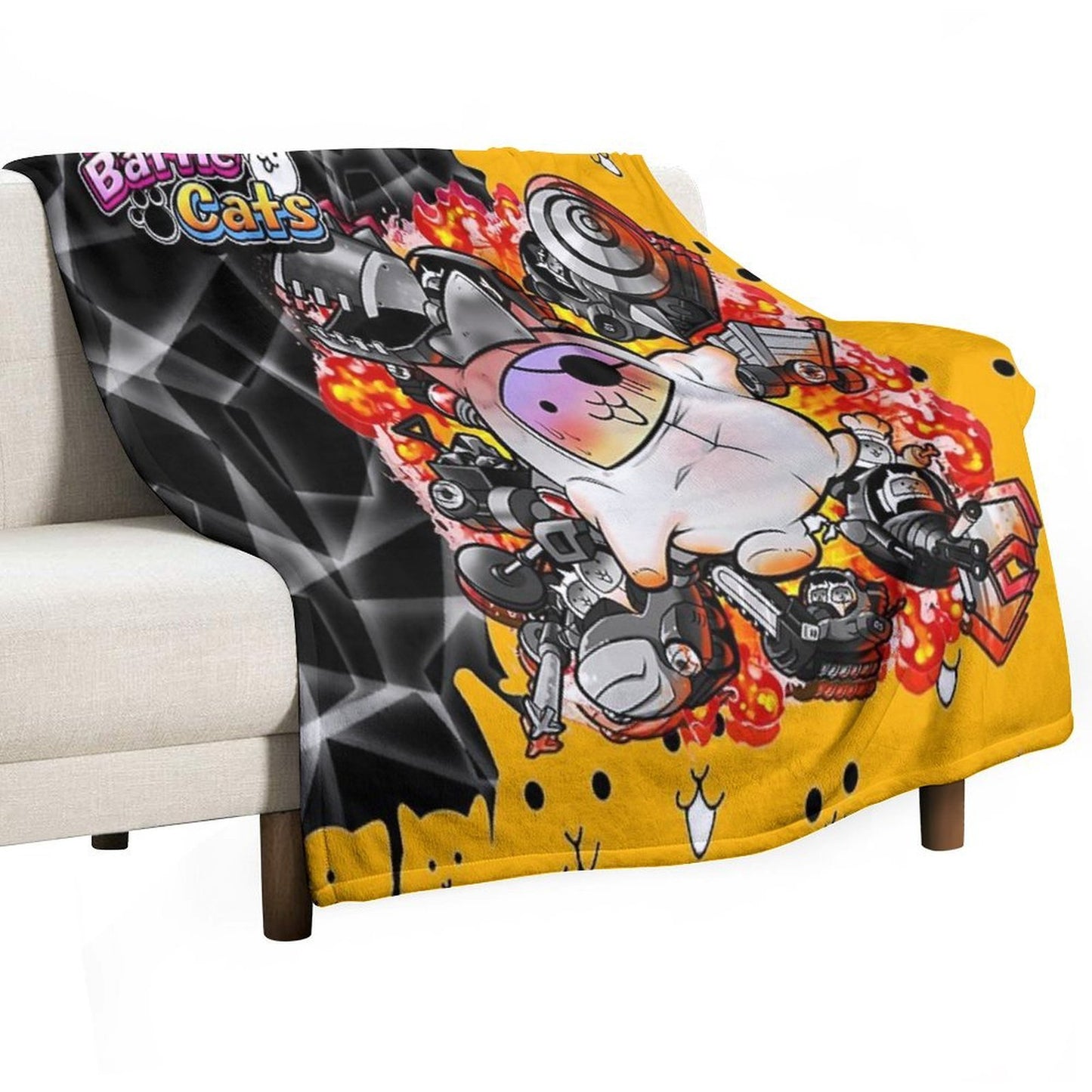 Battle Cats - Subterra Guardians All-season Throw Blanket