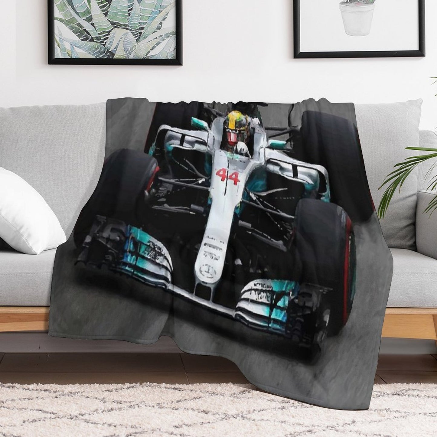 Lewis Hamilton 44 - F1 2024 Quick-dry Throw Blanket