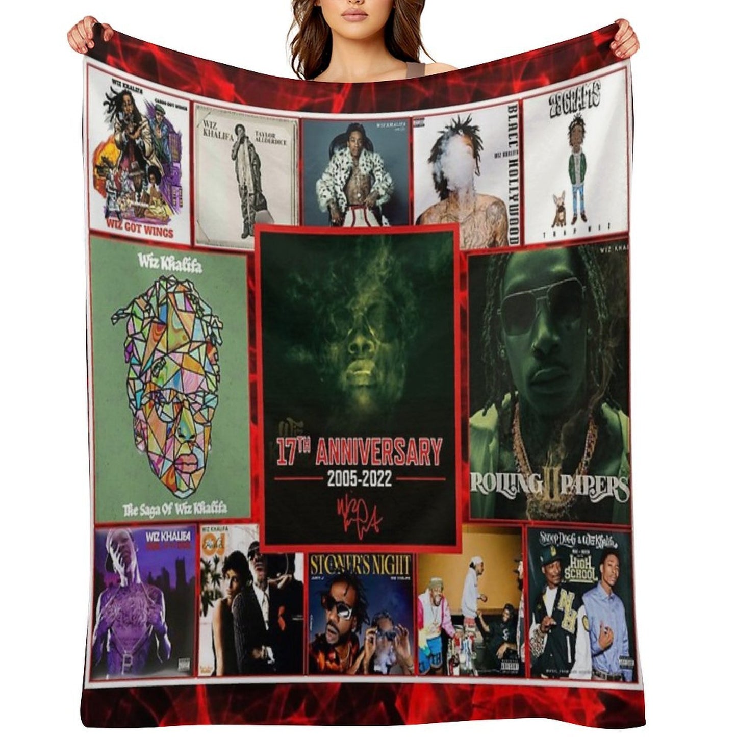 Greatest Albums 17th Anniversary 2005-2022 Plush Throw Blanket