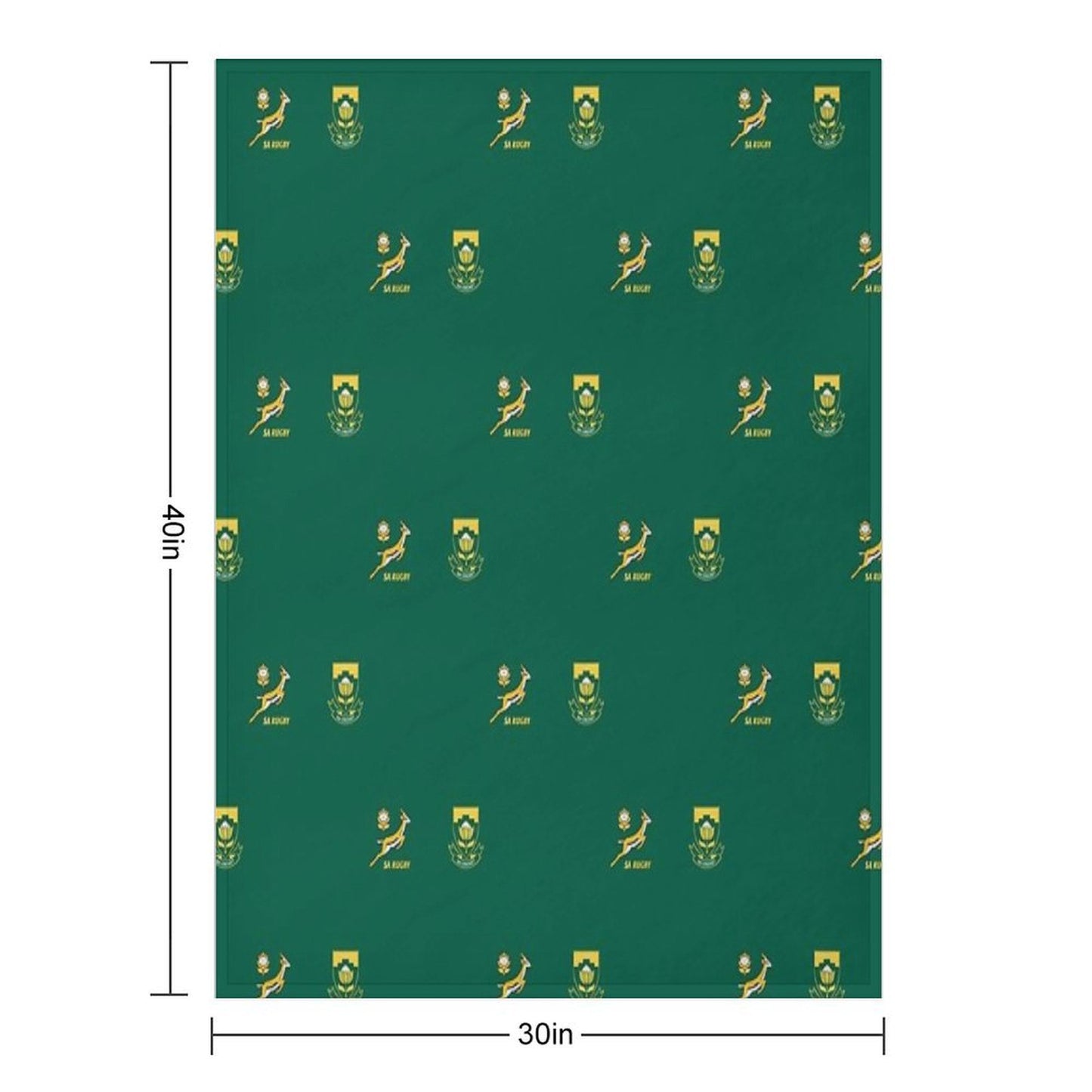 SOUTH AFRICAN CRICKET -FANS Eco-conscious Throw Blanket
