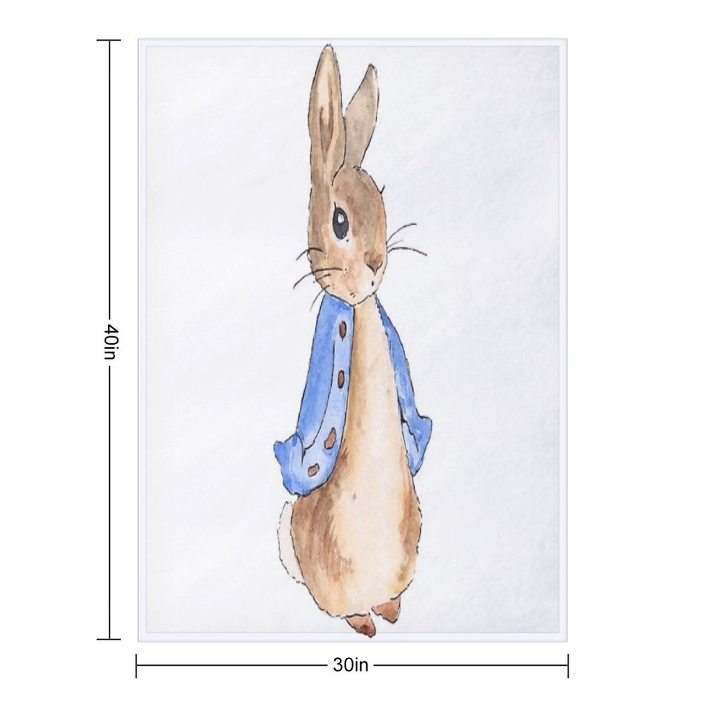 Peter Rabbit Easy Care Throw Blanket