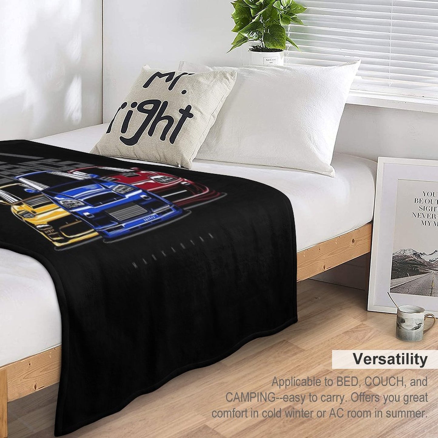 JDM Legend Travel-friendly Throw Blanket