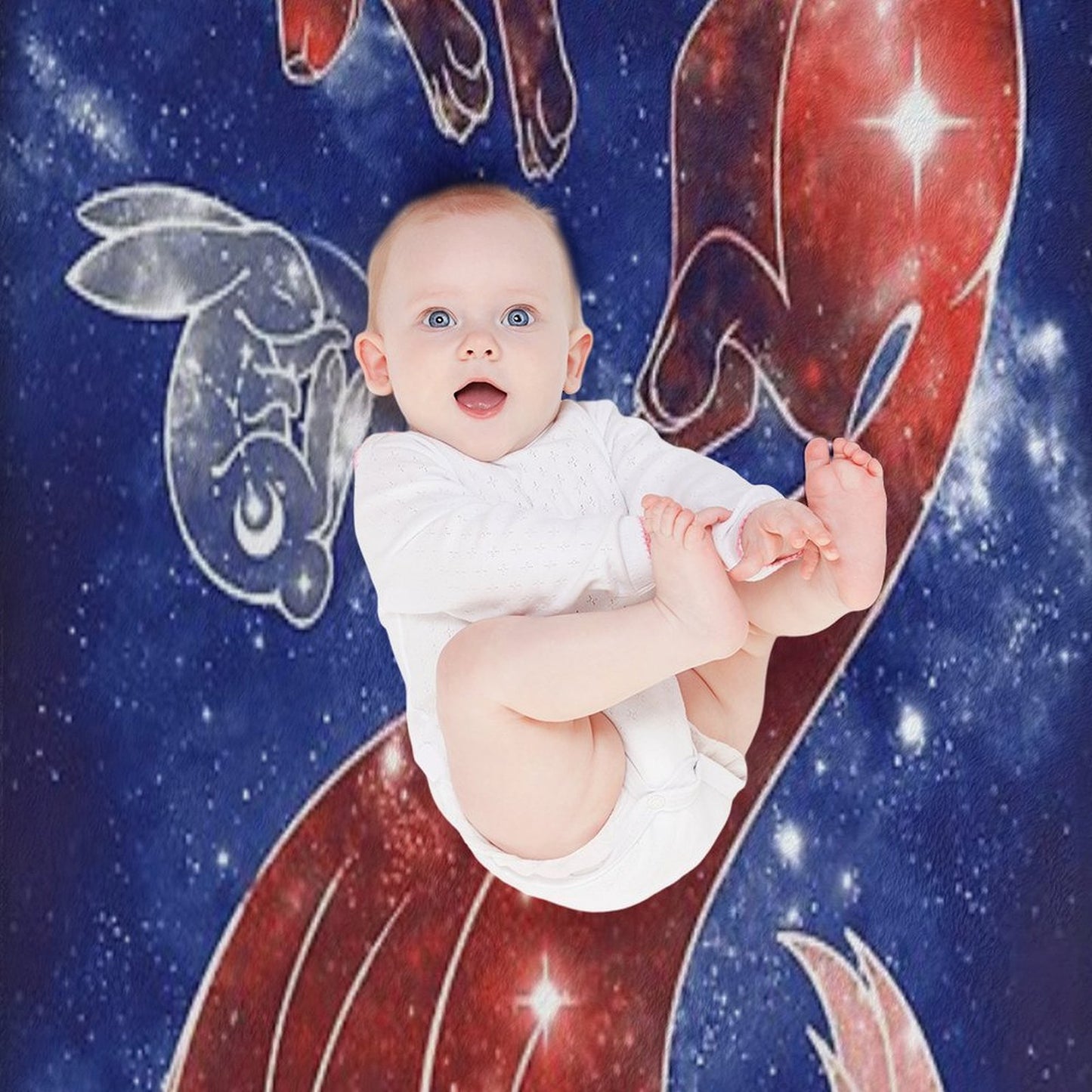 Sleeping Moon Premium Throw Blanket
