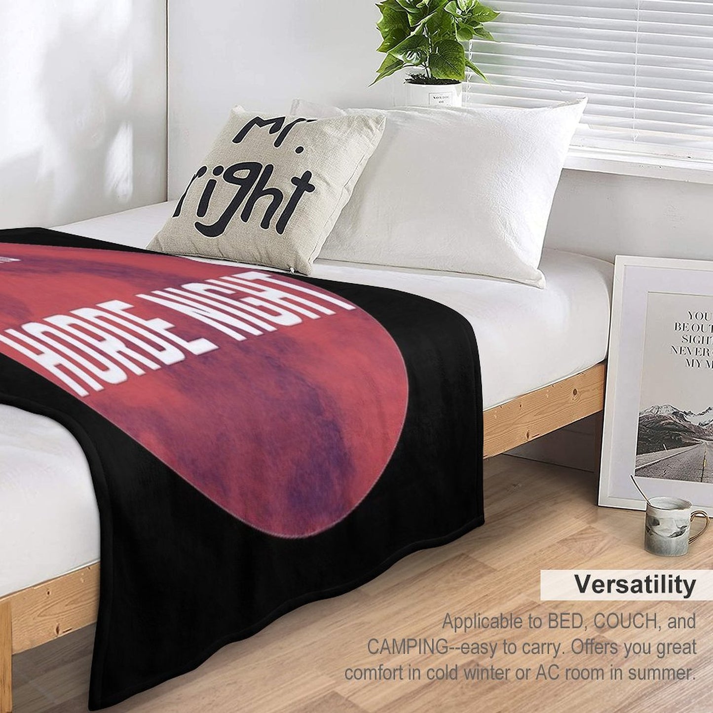 Zombie 7 Days to Die Funny Gamer Horde Night Travel-friendly Throw Blanket