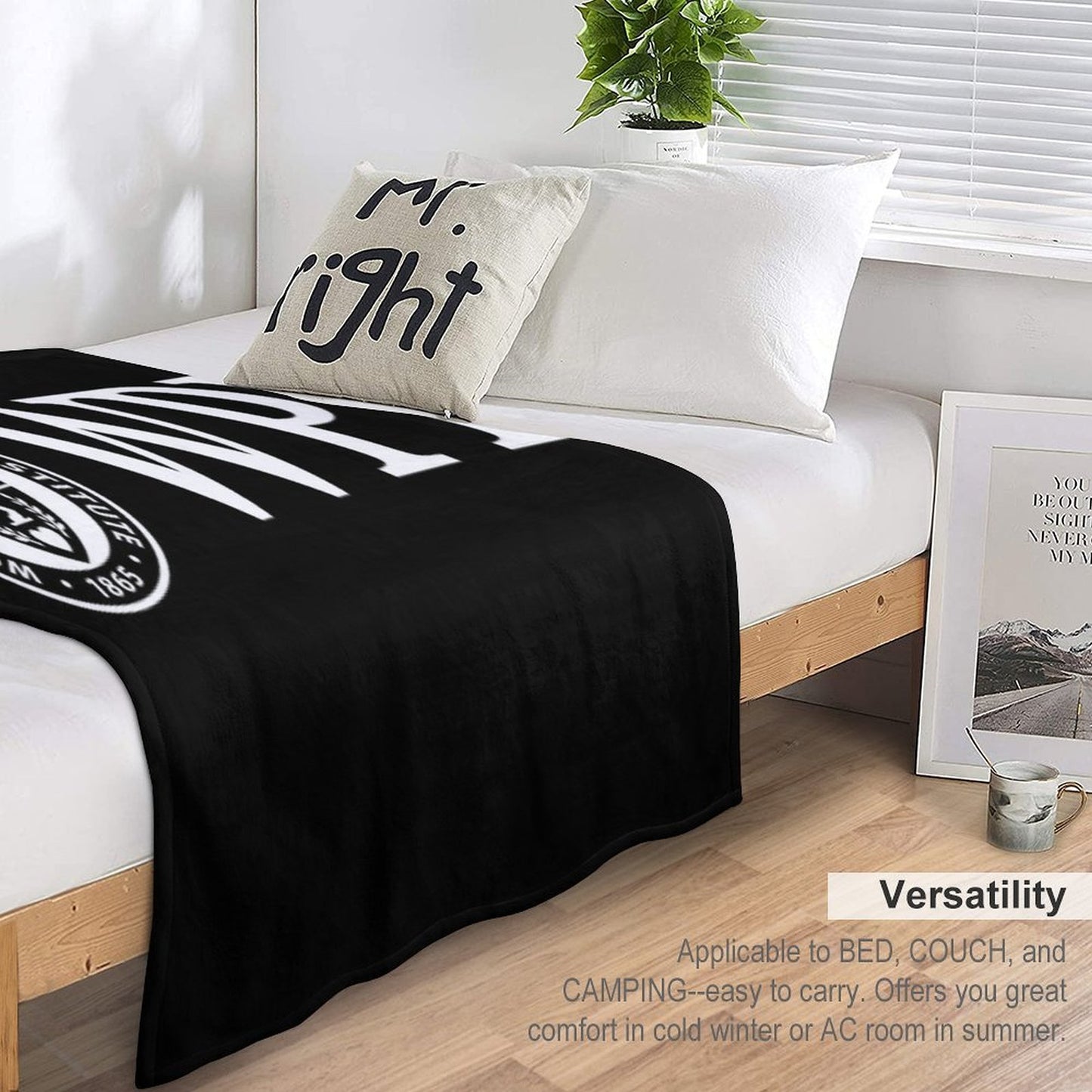 WPI Sustainable Throw Blanket