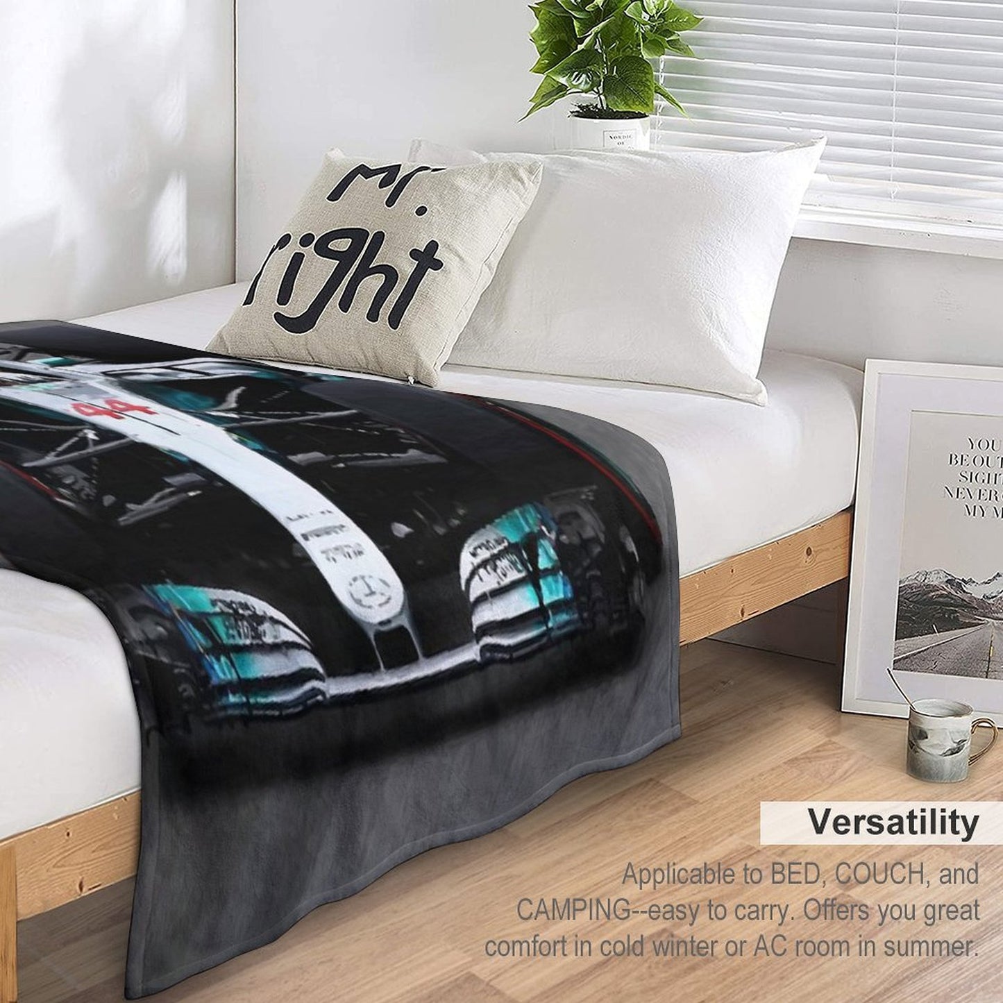 Lewis Hamilton 44 - F1 2024 Quick-dry Throw Blanket