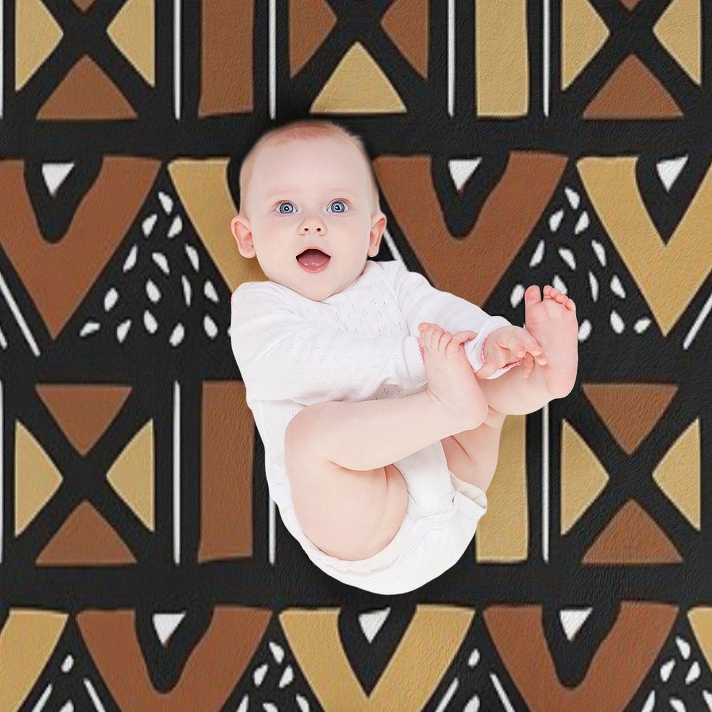 Mud Cloth Mali Eco-conscious Throw Blanket