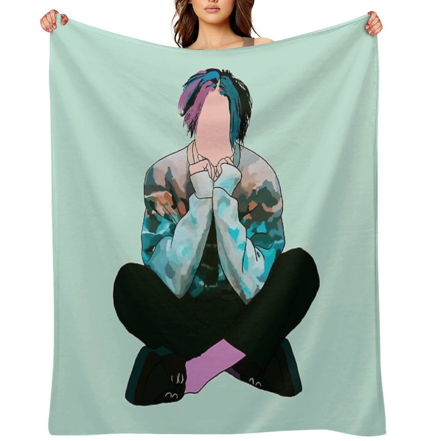 Yungblud Weird All-season Throw Blanket