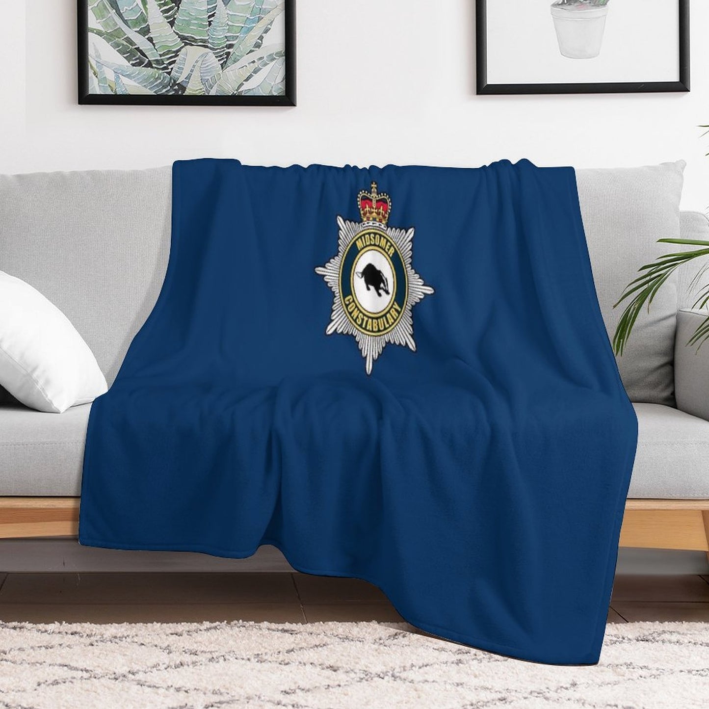MIDSOMER CONSTABULARY Eco-conscious Throw Blanket