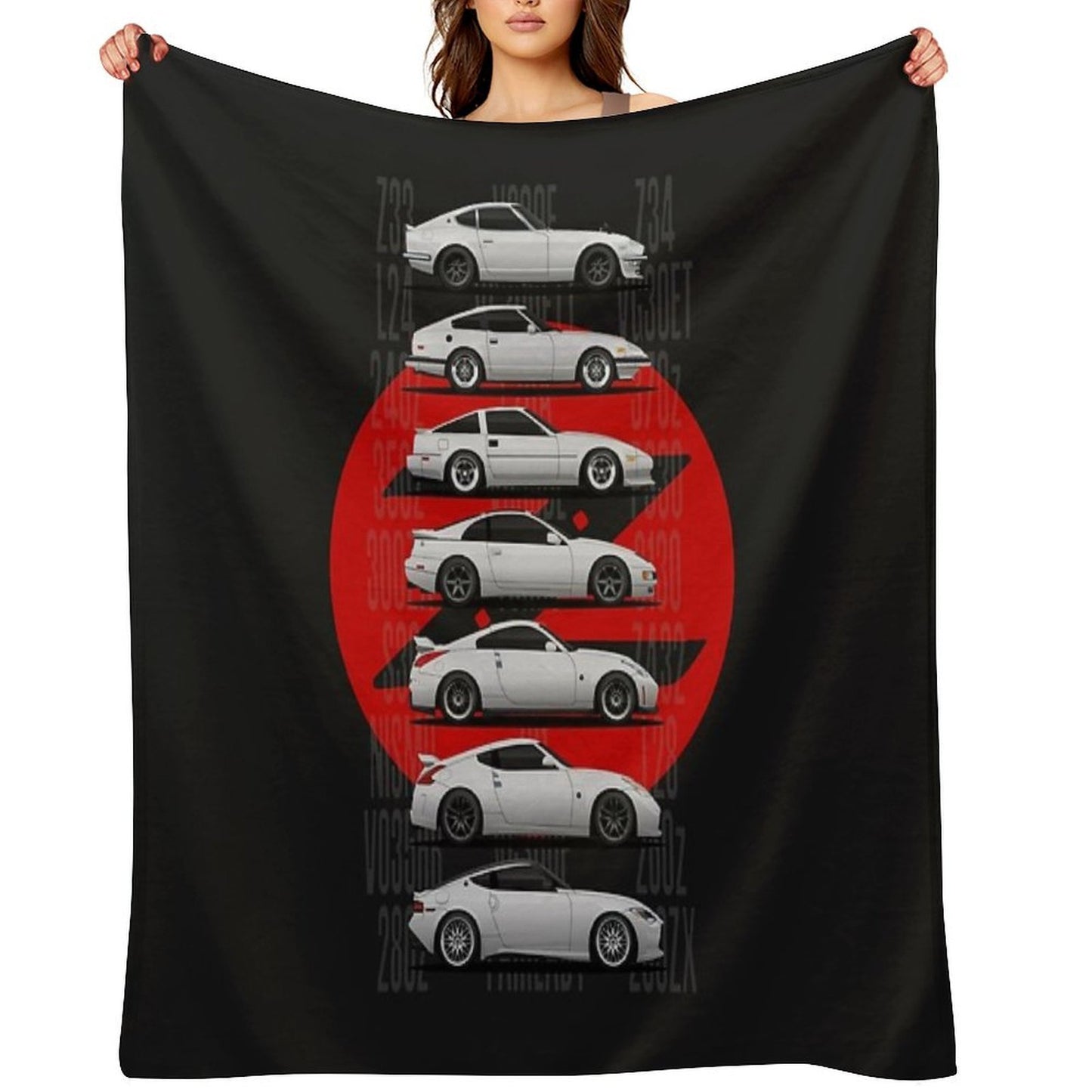 Z Generations (White) Plush Throw Blanket