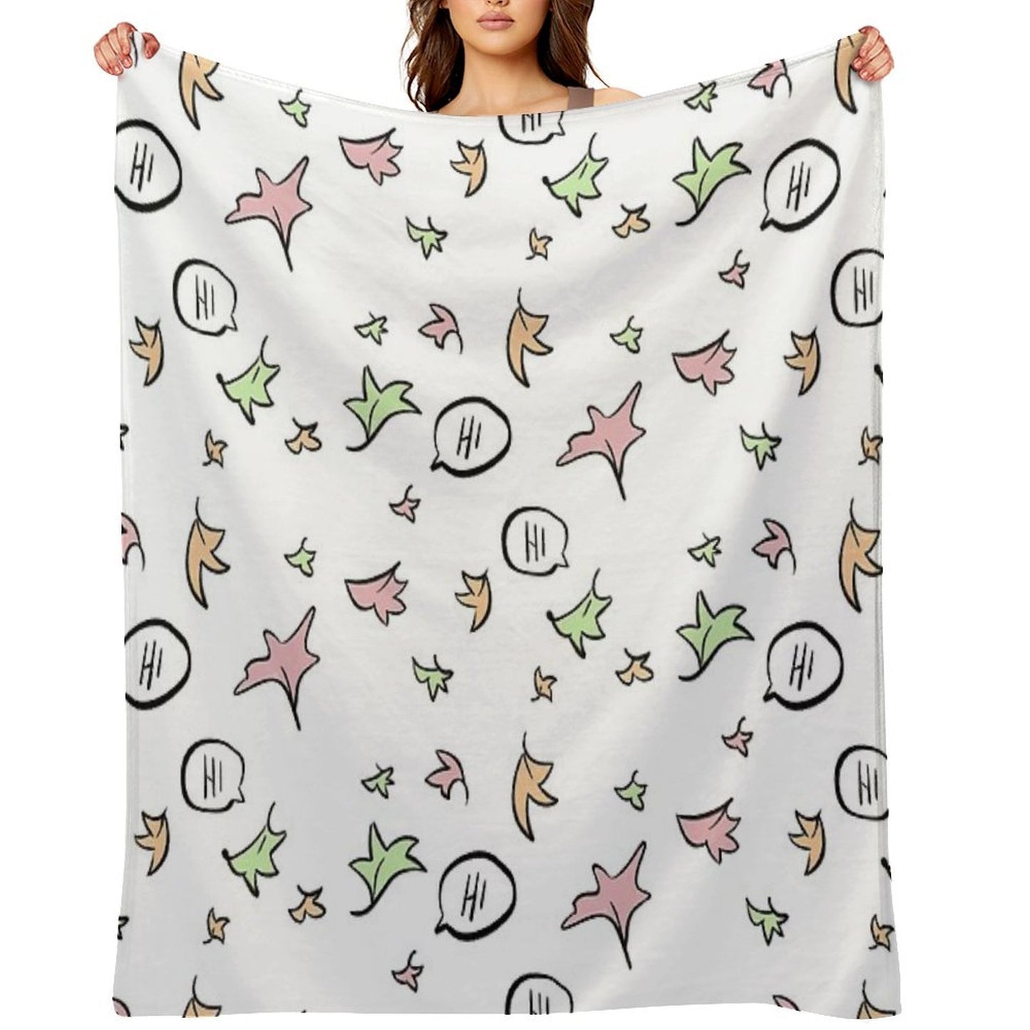 Heartstopper Netflix Nick Charlie Plush Throw Blanket