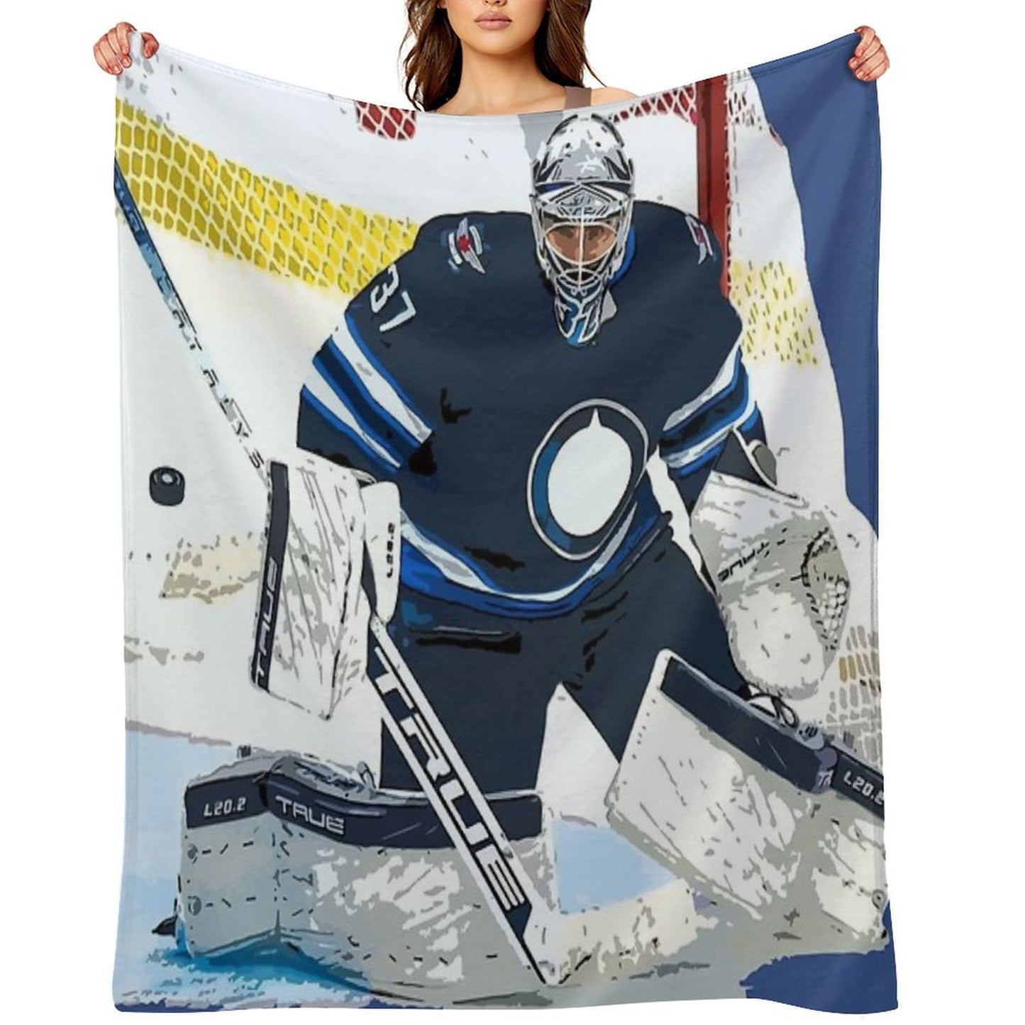Connor Hellebuyck Versatility Throw Blanket
