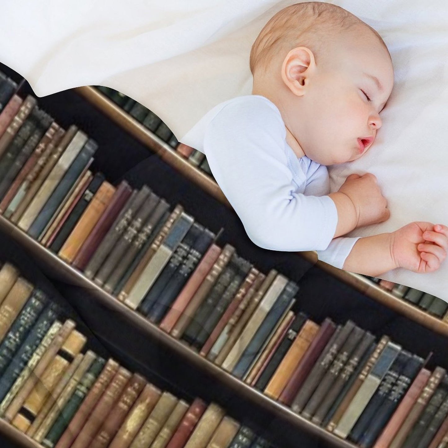Endless Library (pattern) All-season Throw Blanket