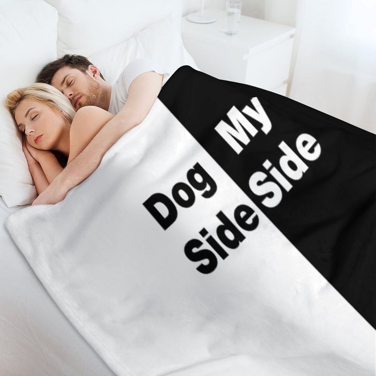 Dog Side My Side Durable Throw Blanket