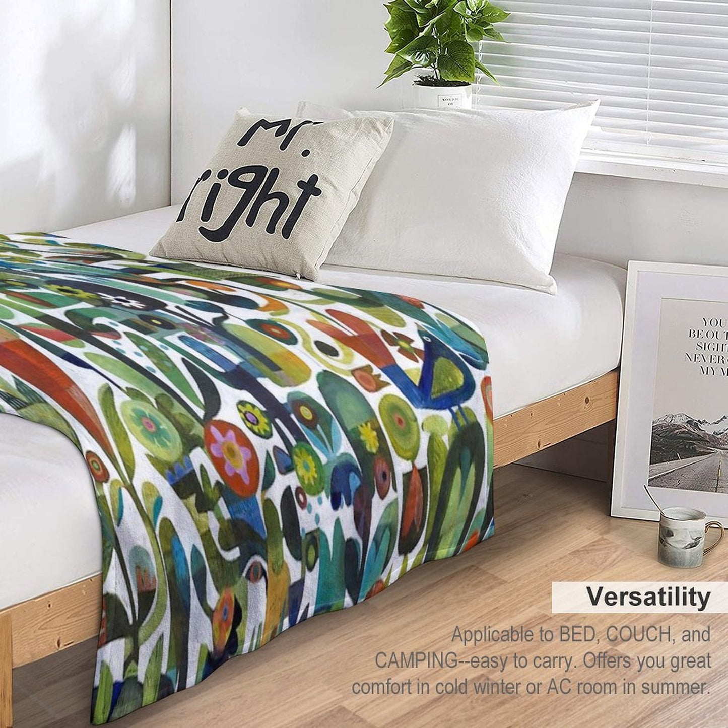 Lovely Day Sustainable Throw Blanket