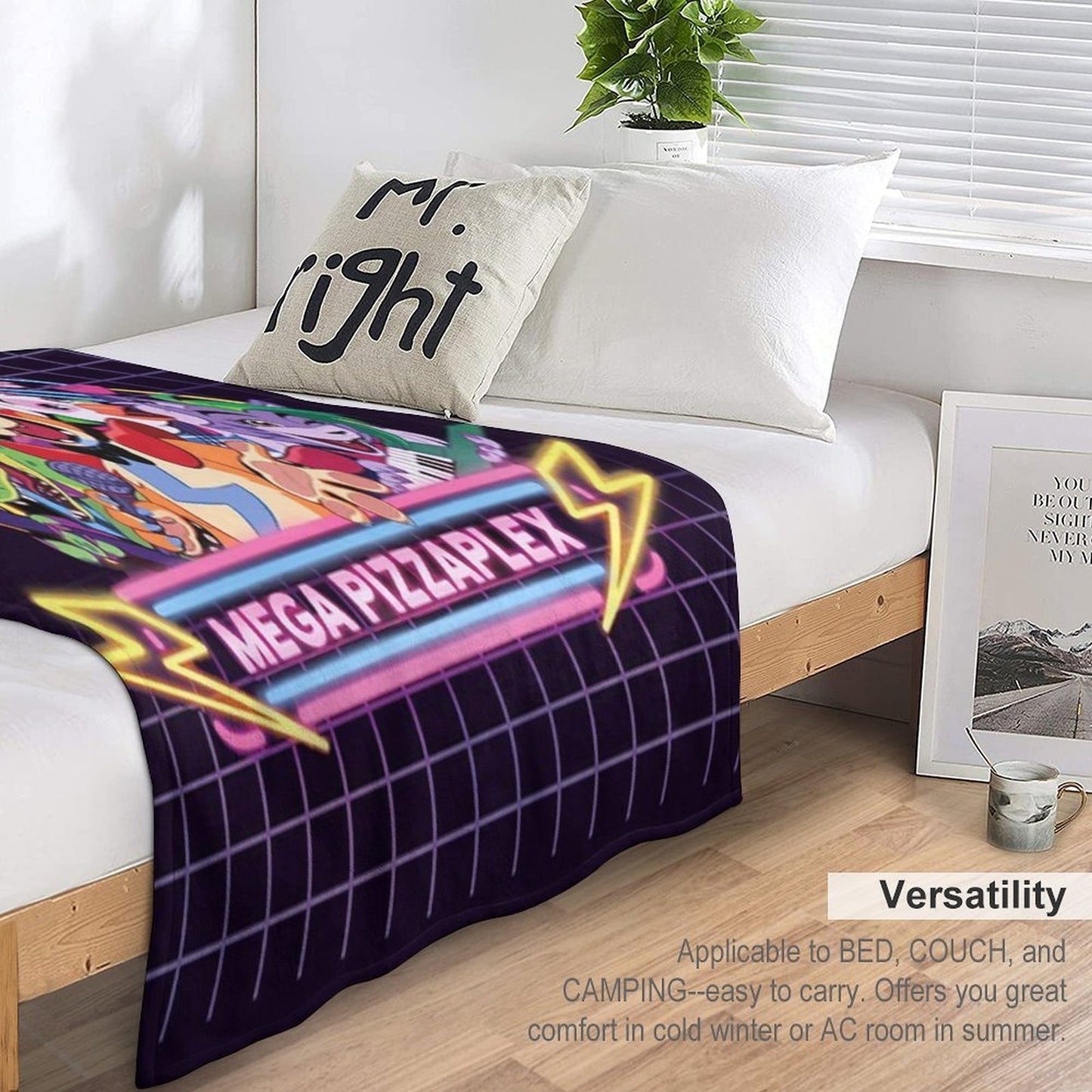 FNAF Security Breach Quick-dry Throw Blanket