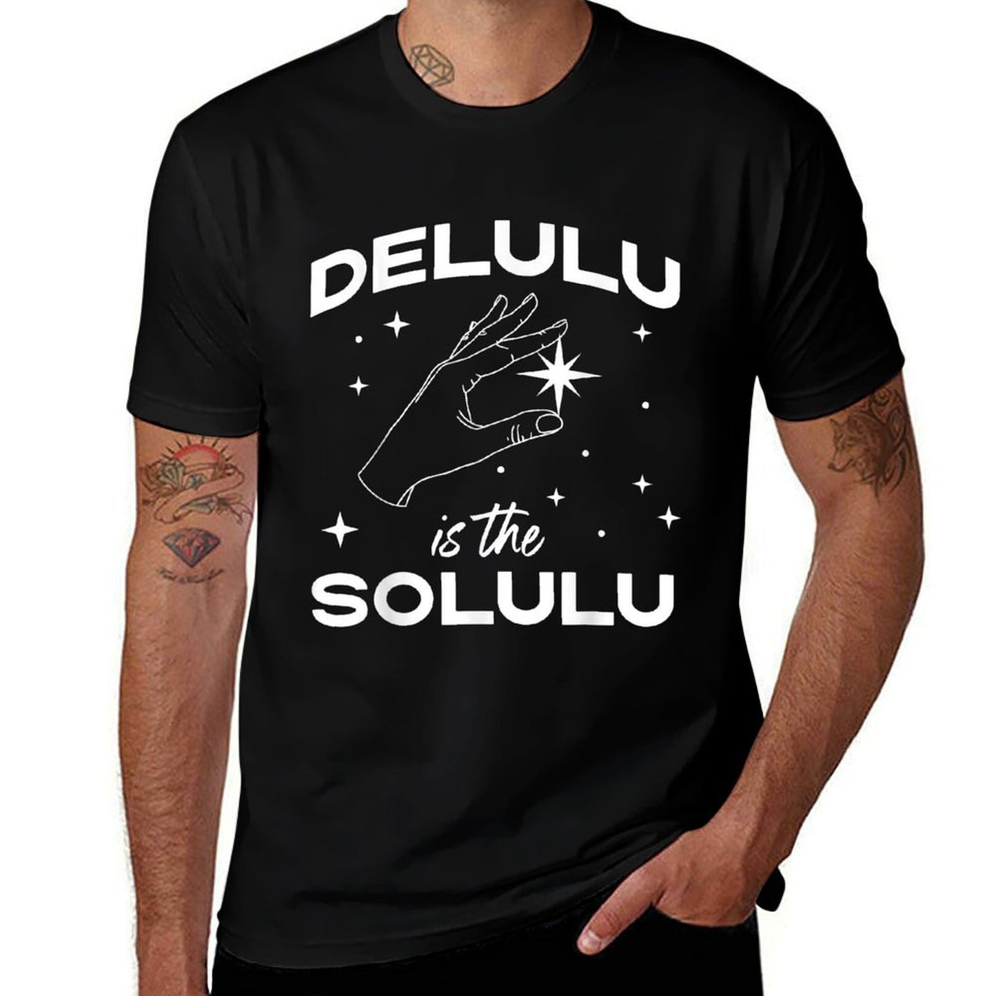 Delulu Is The Solulu - Funny Social Media Meme Soft T-Shirt