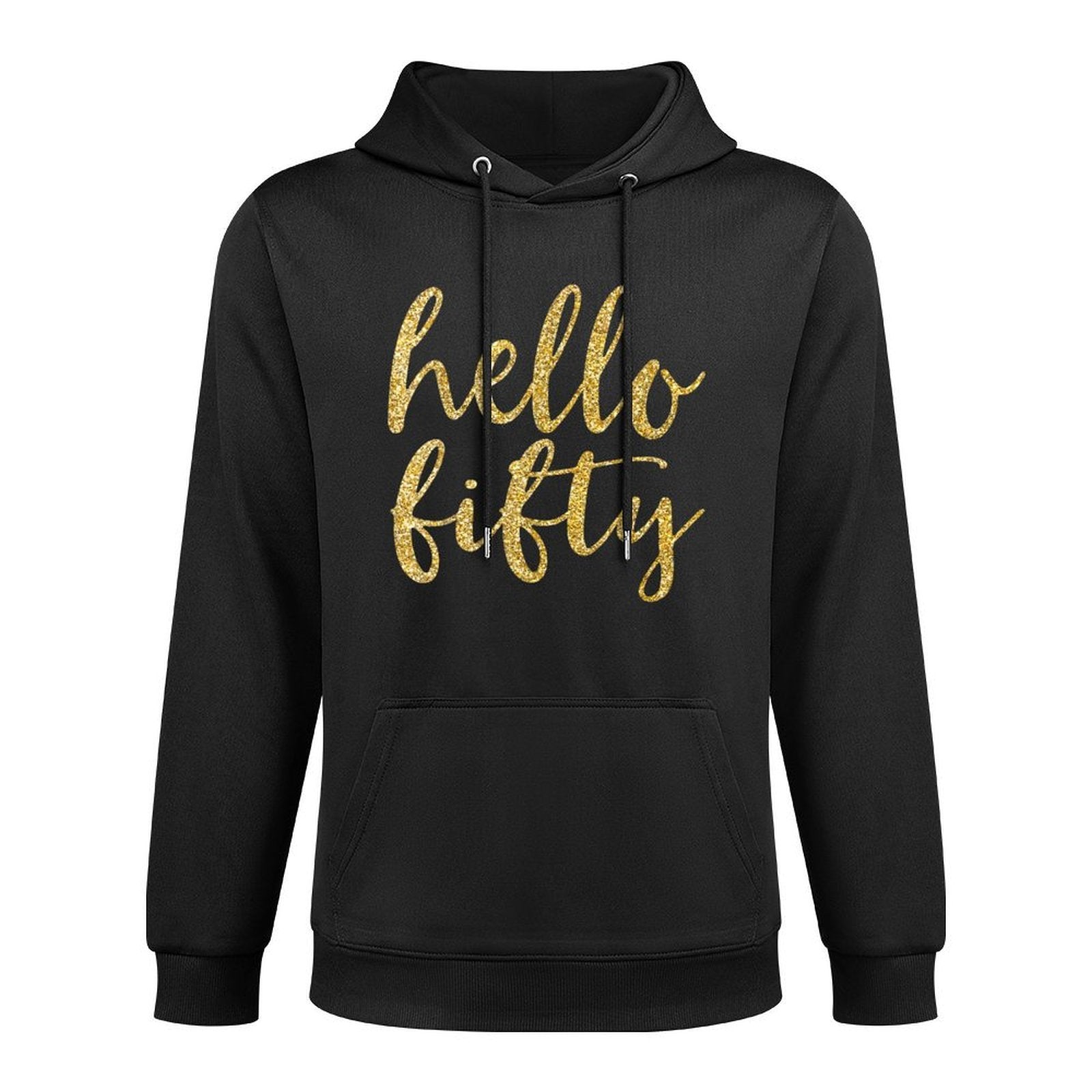 Hello Fifty 50th Birthday Squad 50 Year Old Gold Gift All-Day Comfort Hoodie
