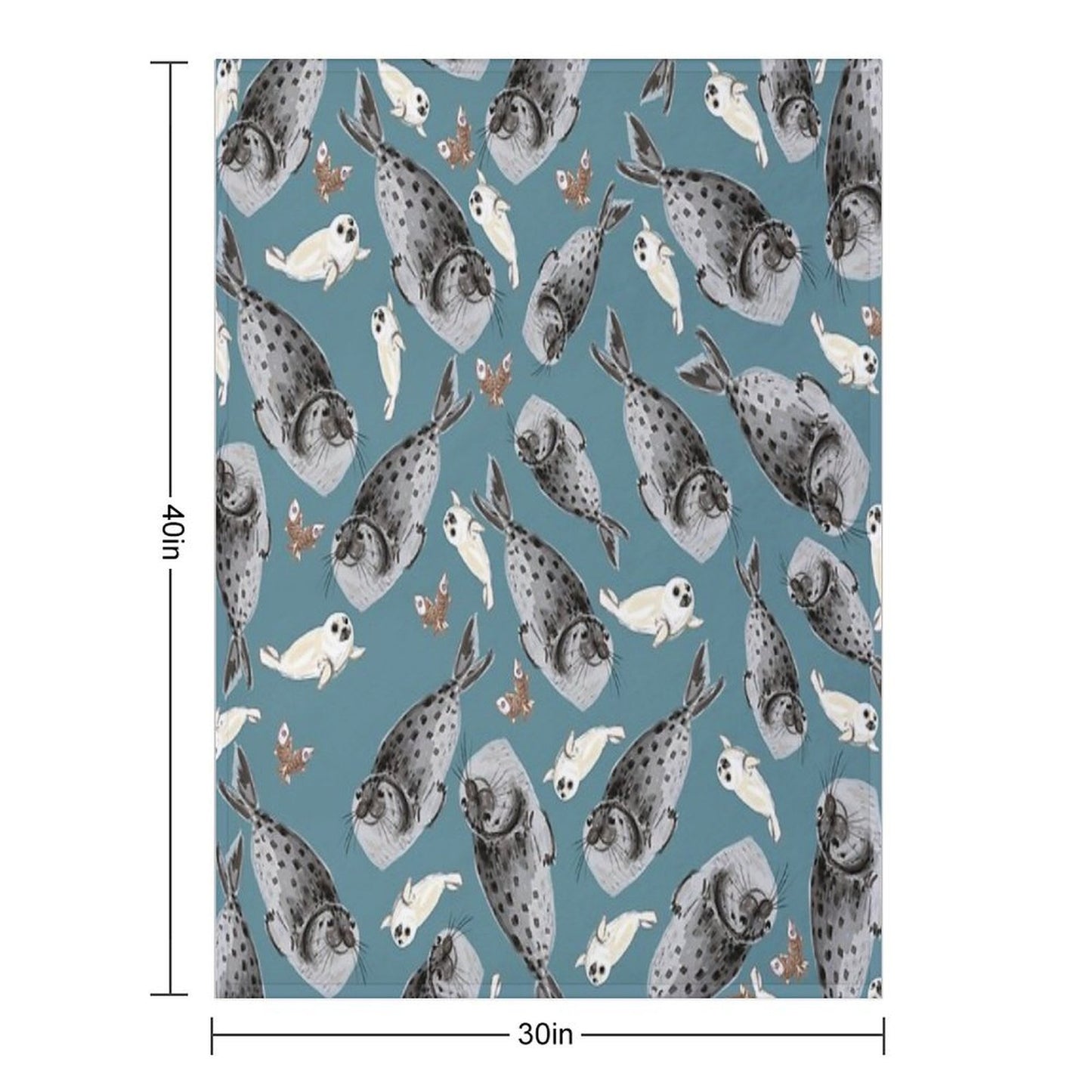 Common Seal Eco-conscious Throw Blanket