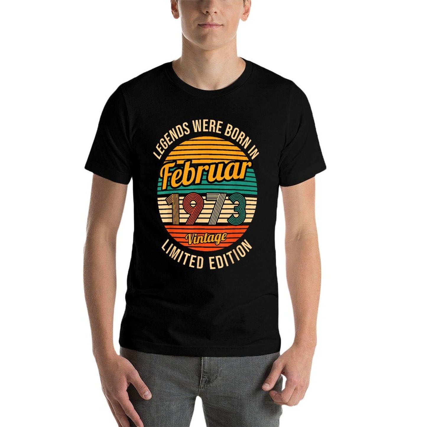 Legends Were Born in January 1974 50th Birthday Graphic-printed T-Shirt